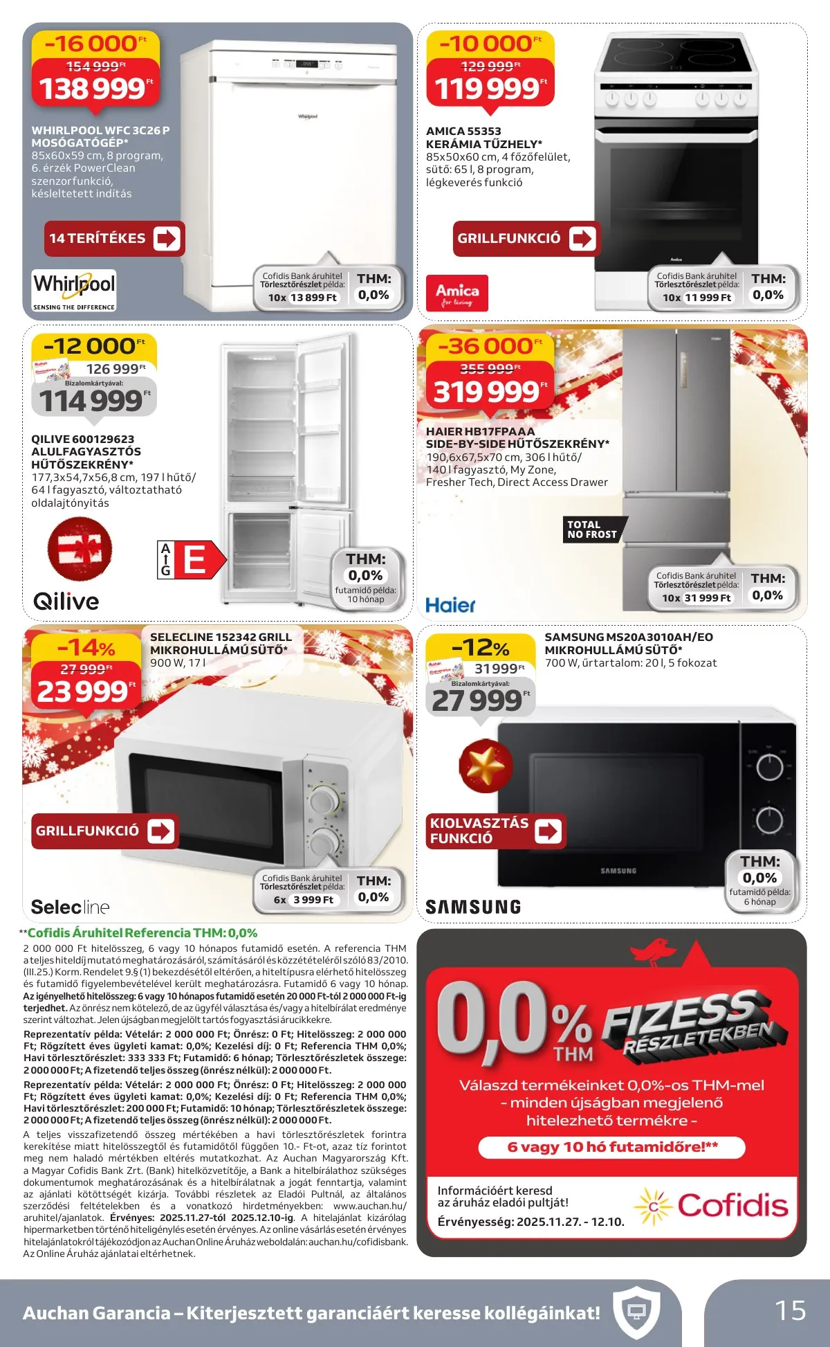 Auchan akciós újság Hipermarket Elektronika 11.27–12.10 – 15. oldal