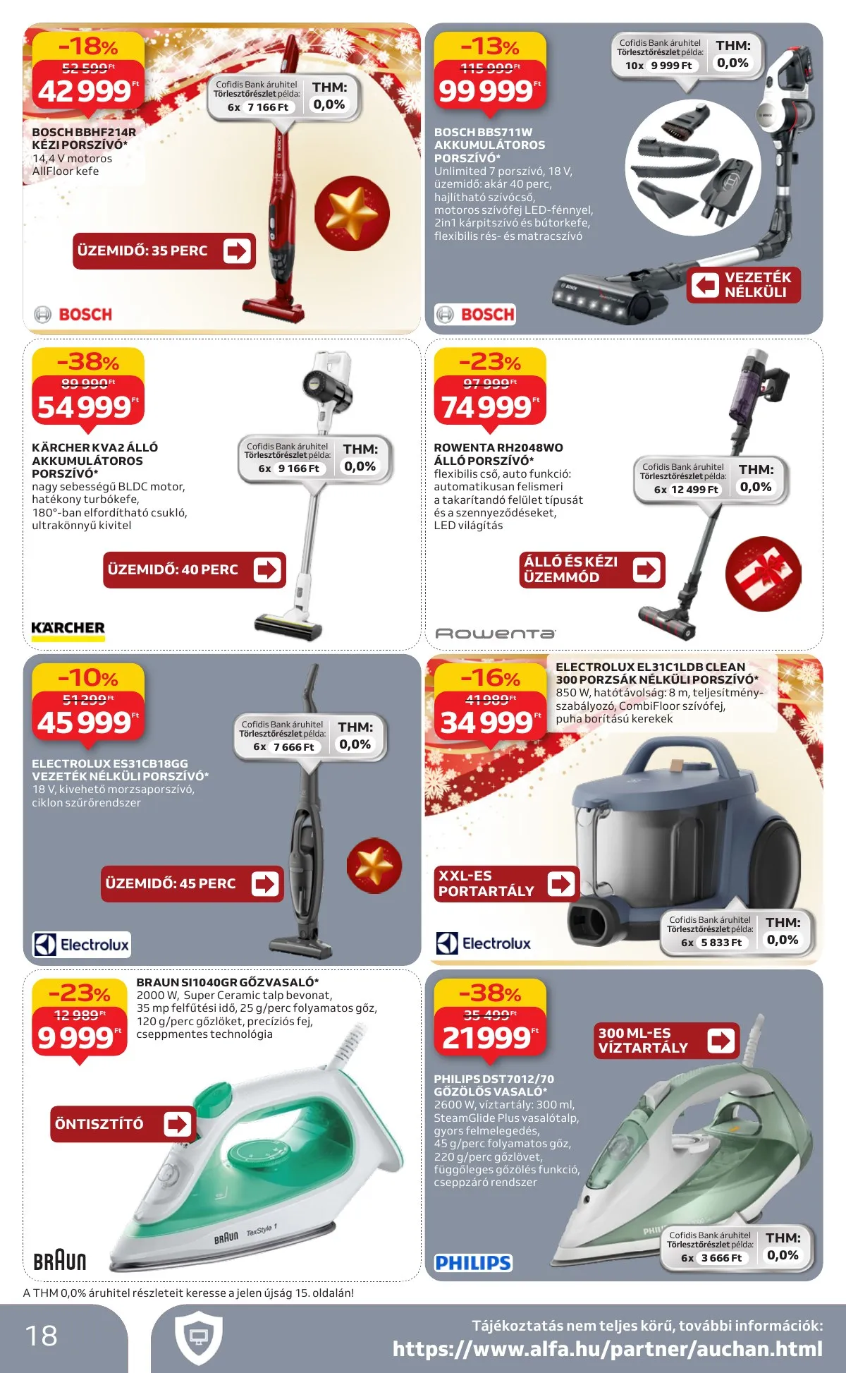 Auchan akciós újság Hipermarket Elektronika 11.27–12.10 – 18. oldal