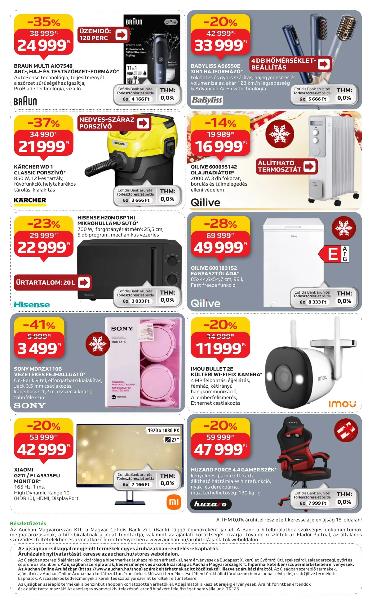 Auchan akciós újság Hipermarket Elektronika 11.27–12.10 – 20. oldal