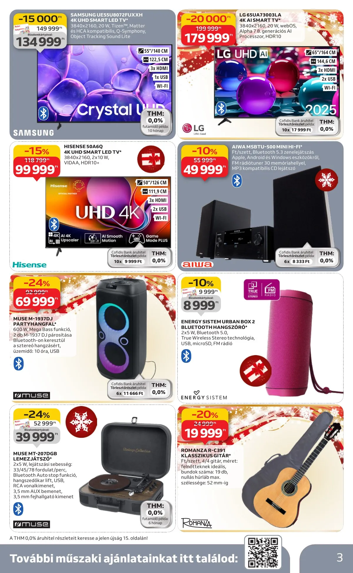 Auchan akciós újság Hipermarket Elektronika 11.27–12.10 – 3. oldal
