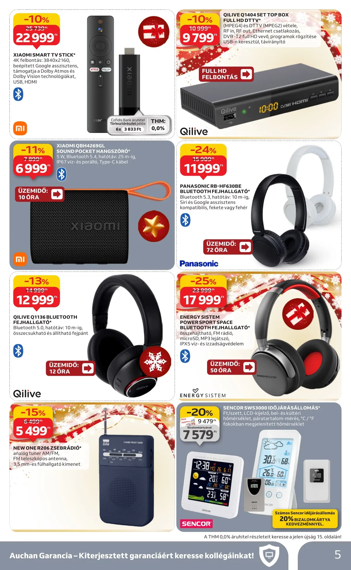Auchan akciós újság Hipermarket Elektronika 11.27–12.10 – 5. oldal