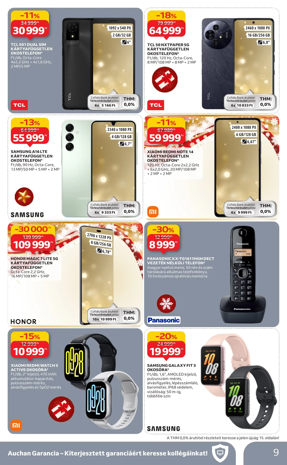 Auchan akciós újság Hipermarket Elektronika 11.27–12.10 – 9. oldal