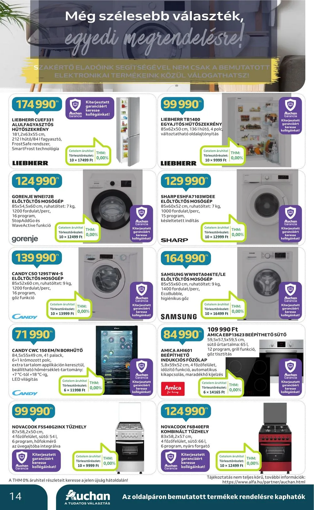 Auchan akciós újság Hipermarket elektronikai 11.30–12.07 – 14. oldal