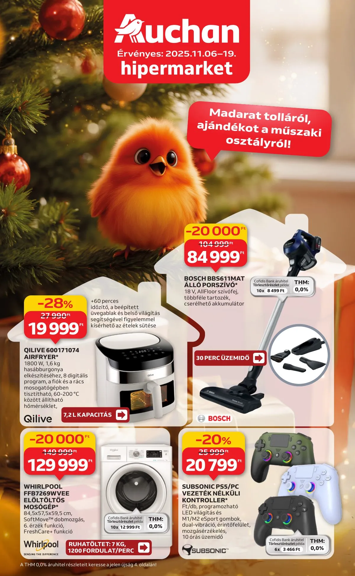 Auchan akciós újság Hipermarket elektronikai 11.06–11.19