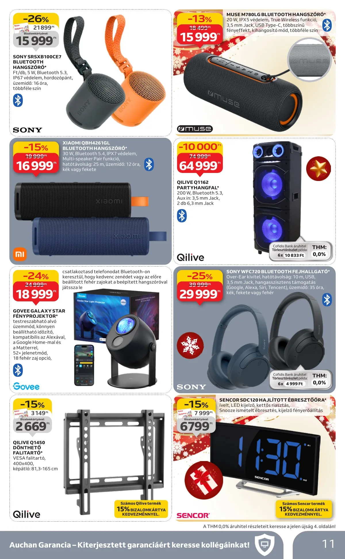 Auchan akciós újság Hipermarket elektronikai 11.06–11.19 – 11. oldal