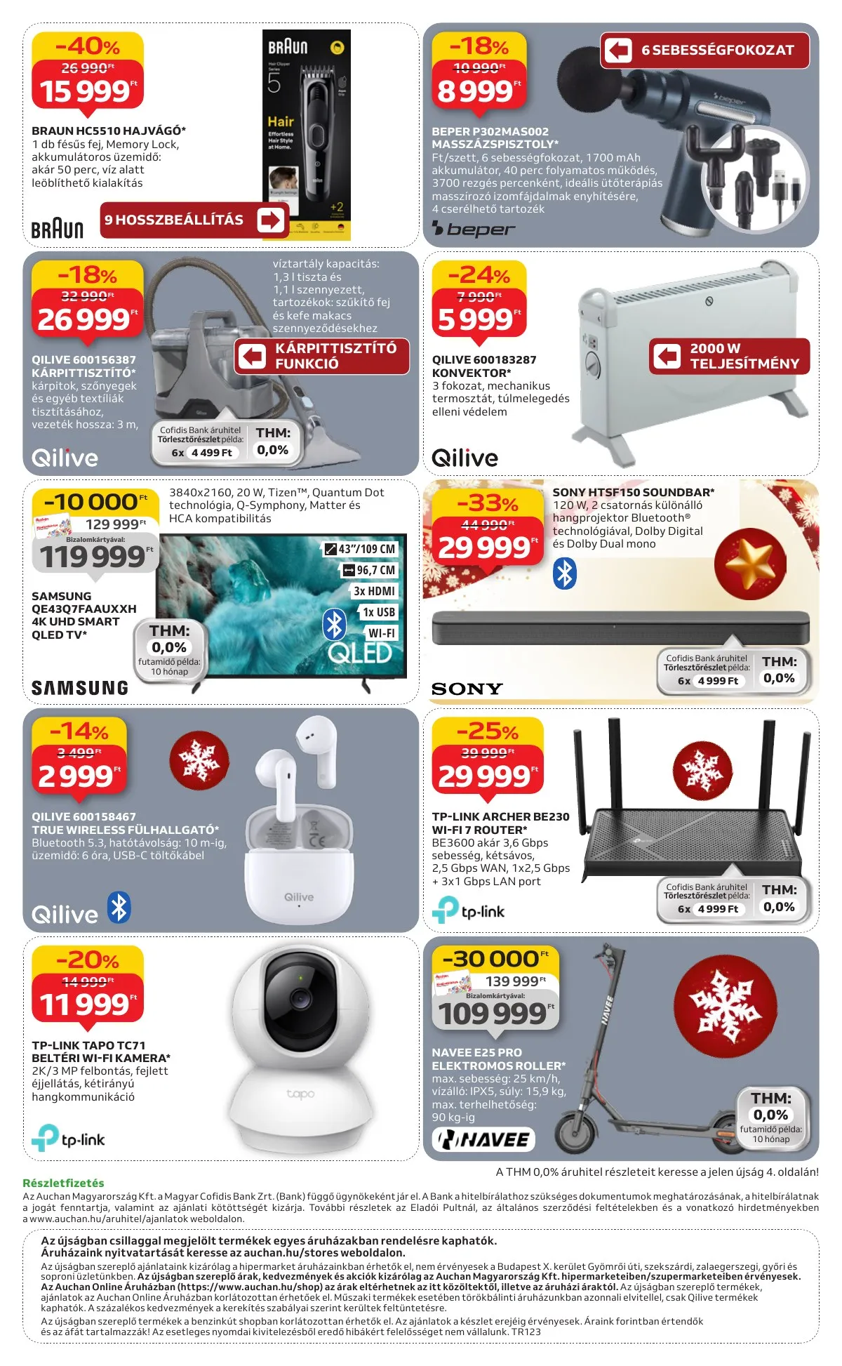 Auchan akciós újság Hipermarket elektronikai 11.06–11.19 – 12. oldal