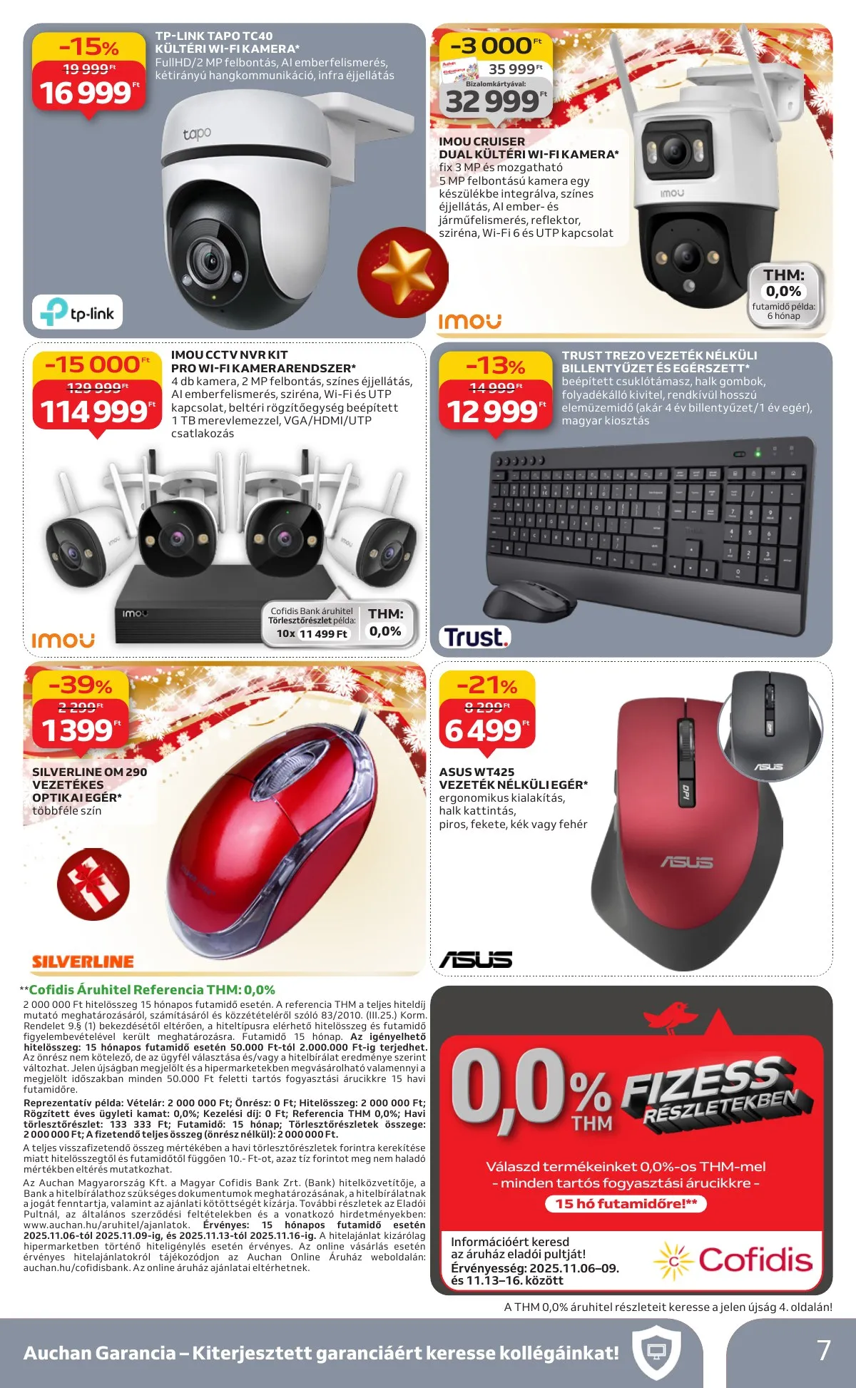 Auchan akciós újság Hipermarket elektronikai 11.06–11.19 – 7. oldal