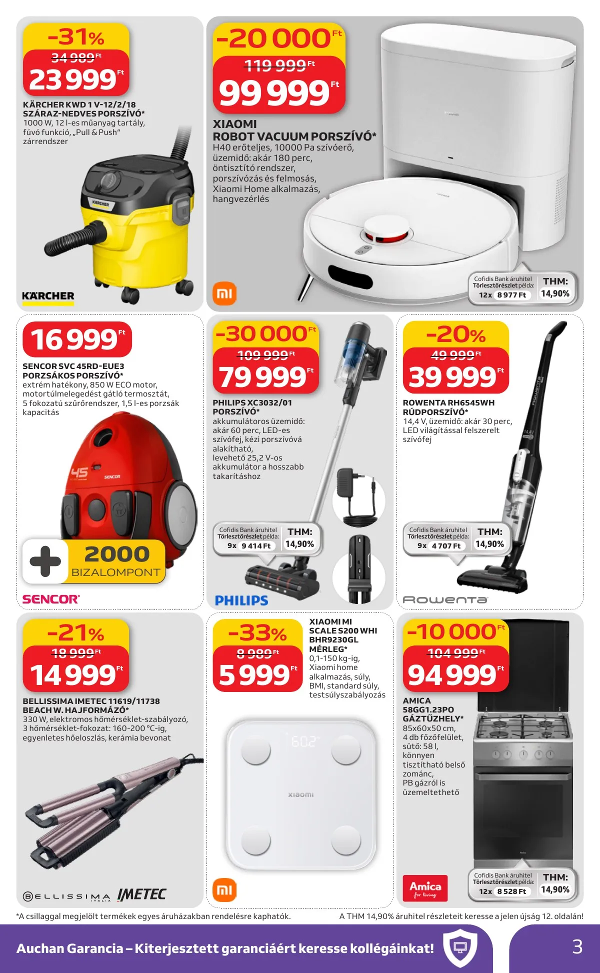 Auchan akciós újság Hipermarket Elektronikai 02.19–03.04 – 3. oldal