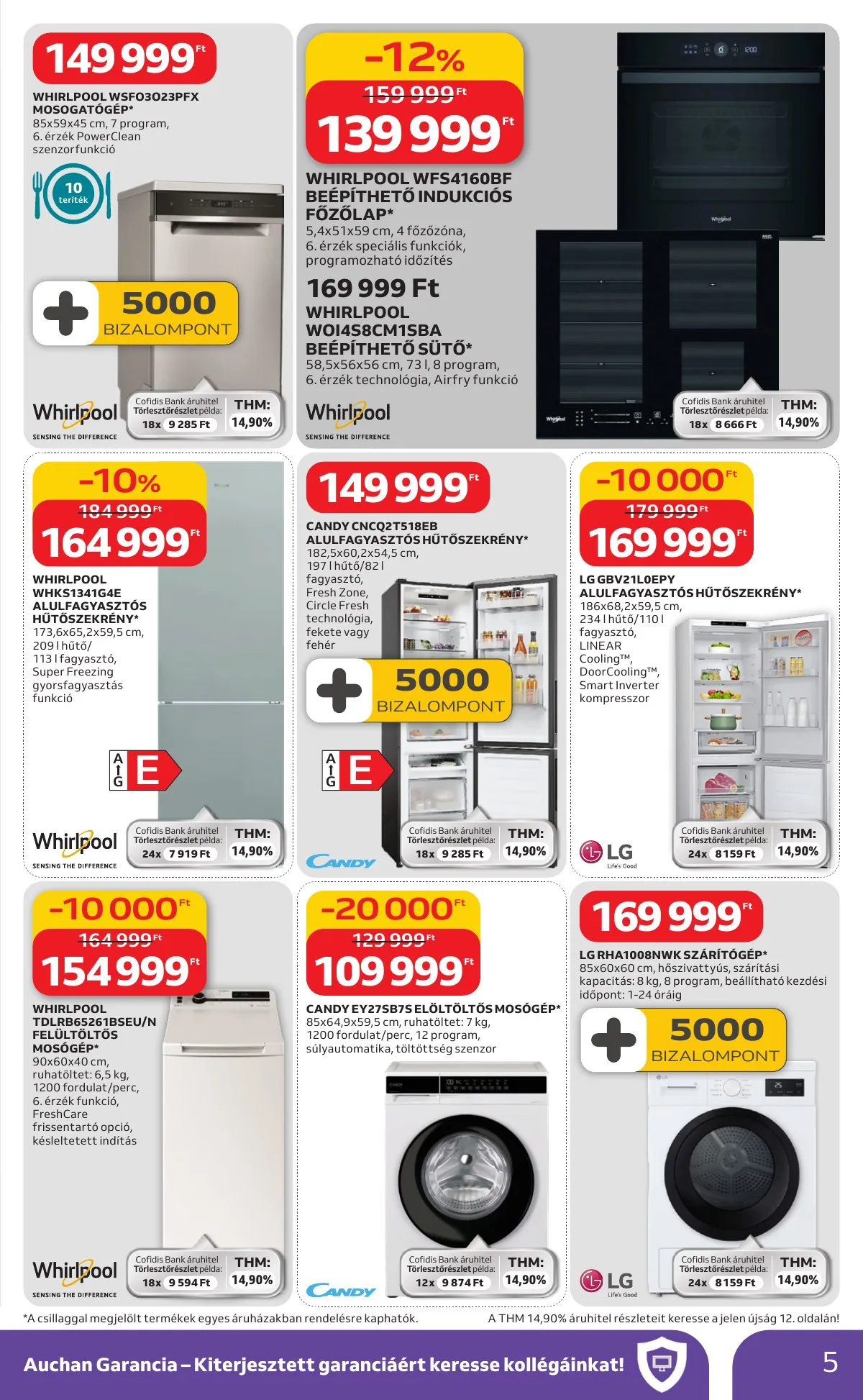 Auchan akciós újság Hipermarket Elektronikai 02.19–03.04 – 5. oldal