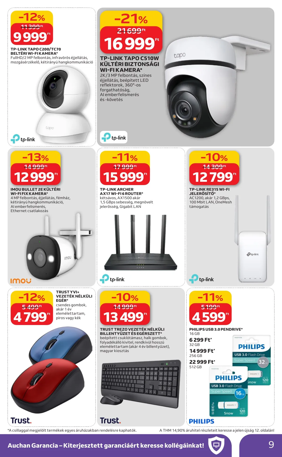 Auchan akciós újság Hipermarket Elektronikai 02.19–03.04 – 9. oldal