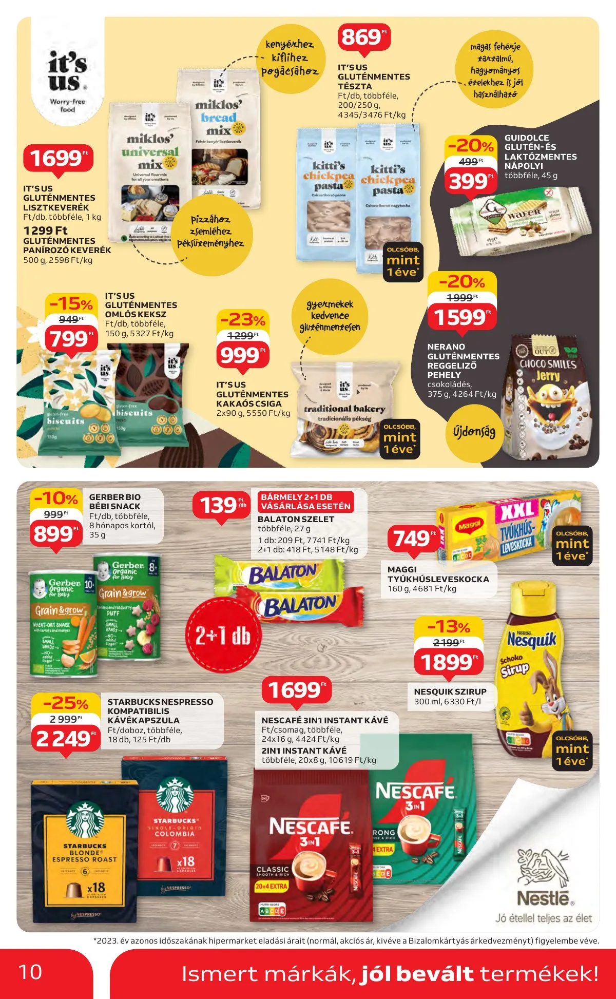 Auchan akciós újság Hipermarket élelmiszer 11.07–11.13 – 10. oldal