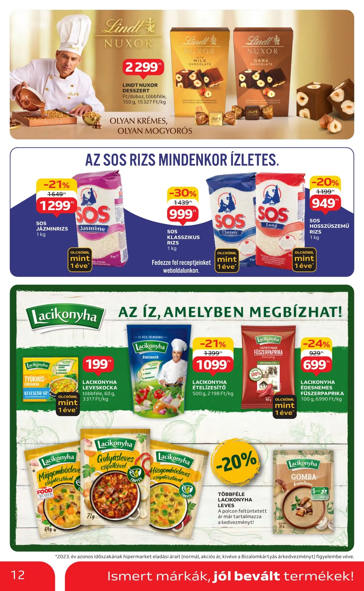 Auchan akciós újság Hipermarket élelmiszer 11.07–11.13 – 12. oldal