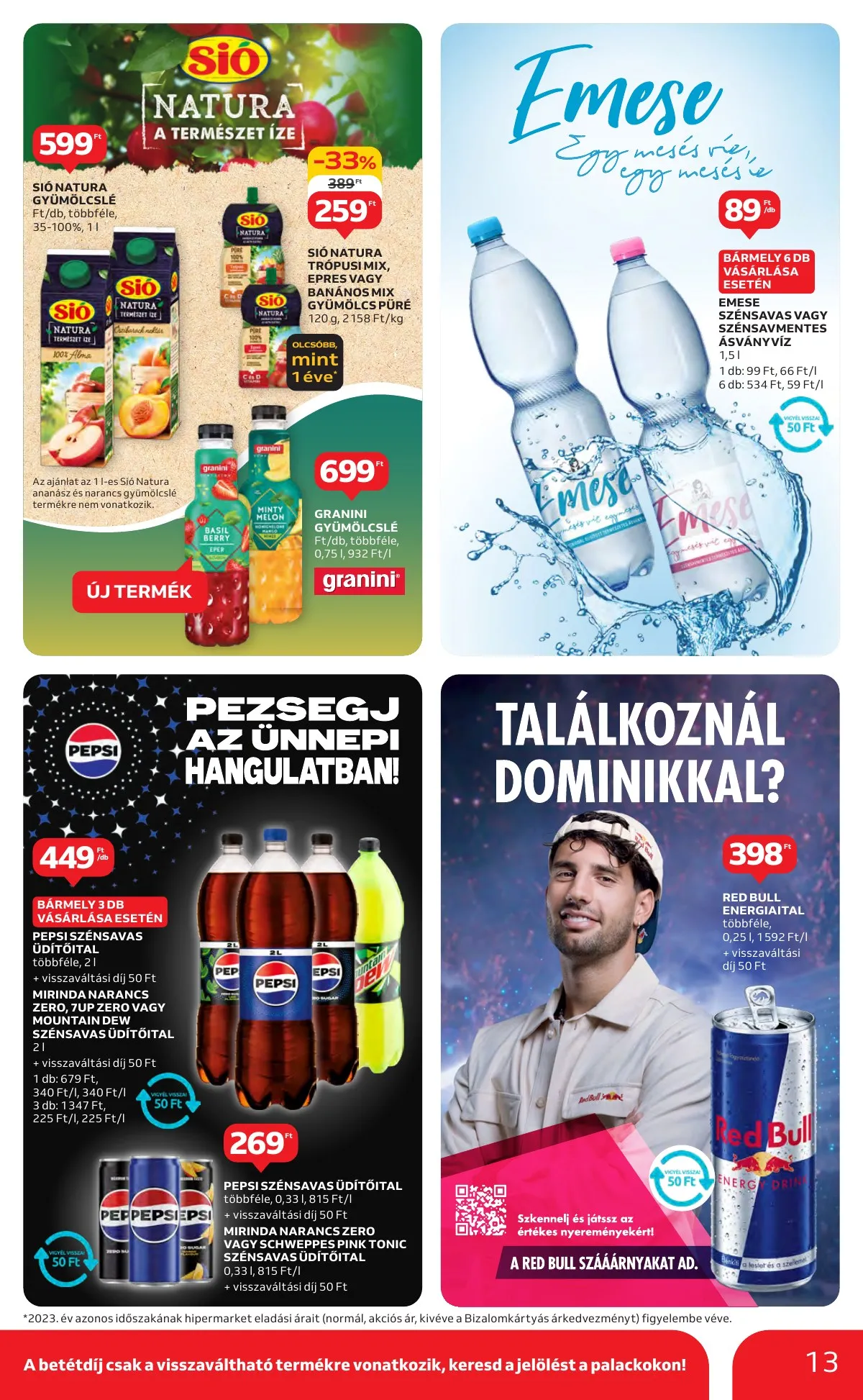 Auchan akciós újság Hipermarket élelmiszer 11.07–11.13 – 13. oldal