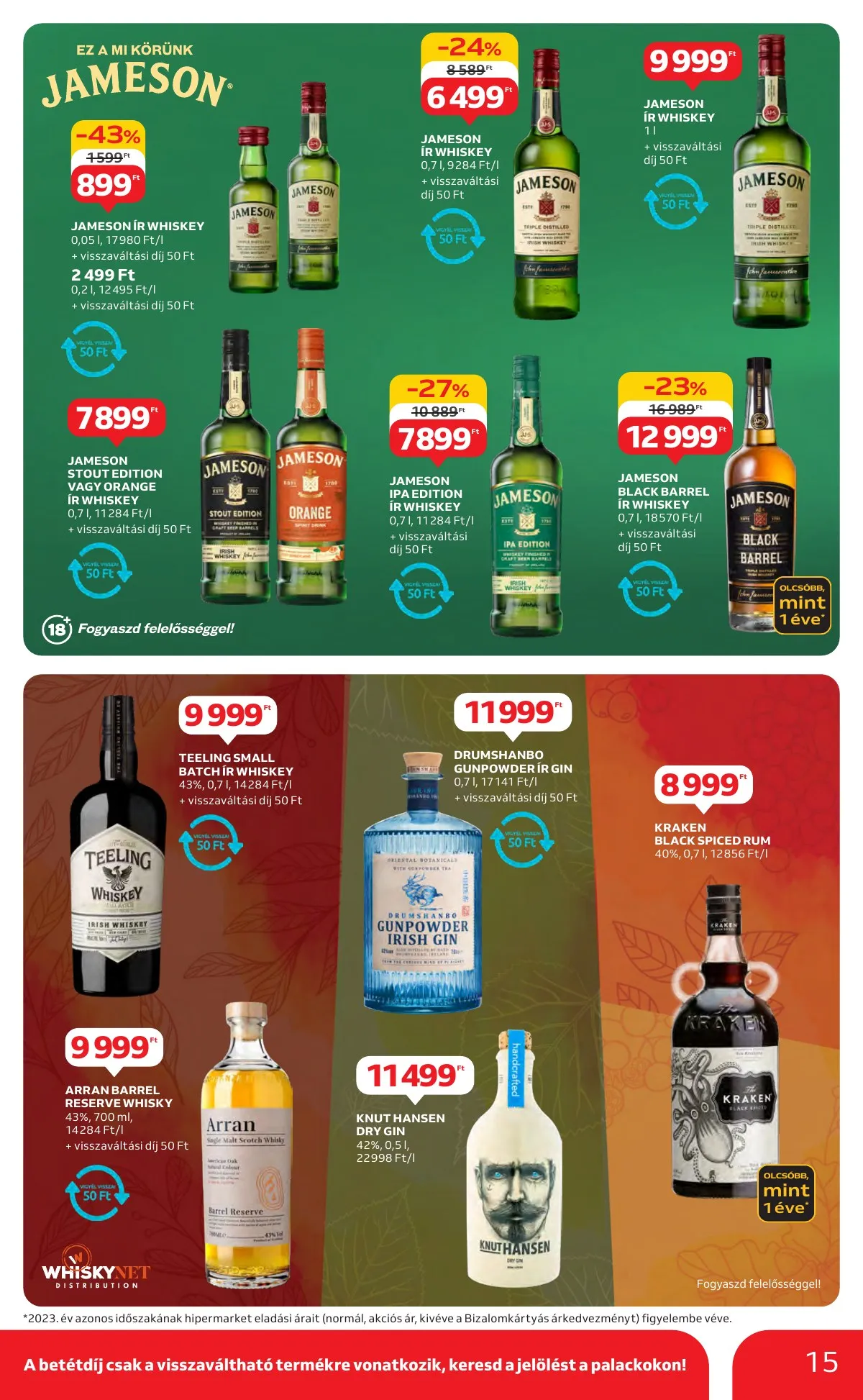 Auchan akciós újság Hipermarket élelmiszer 11.07–11.13 – 15. oldal