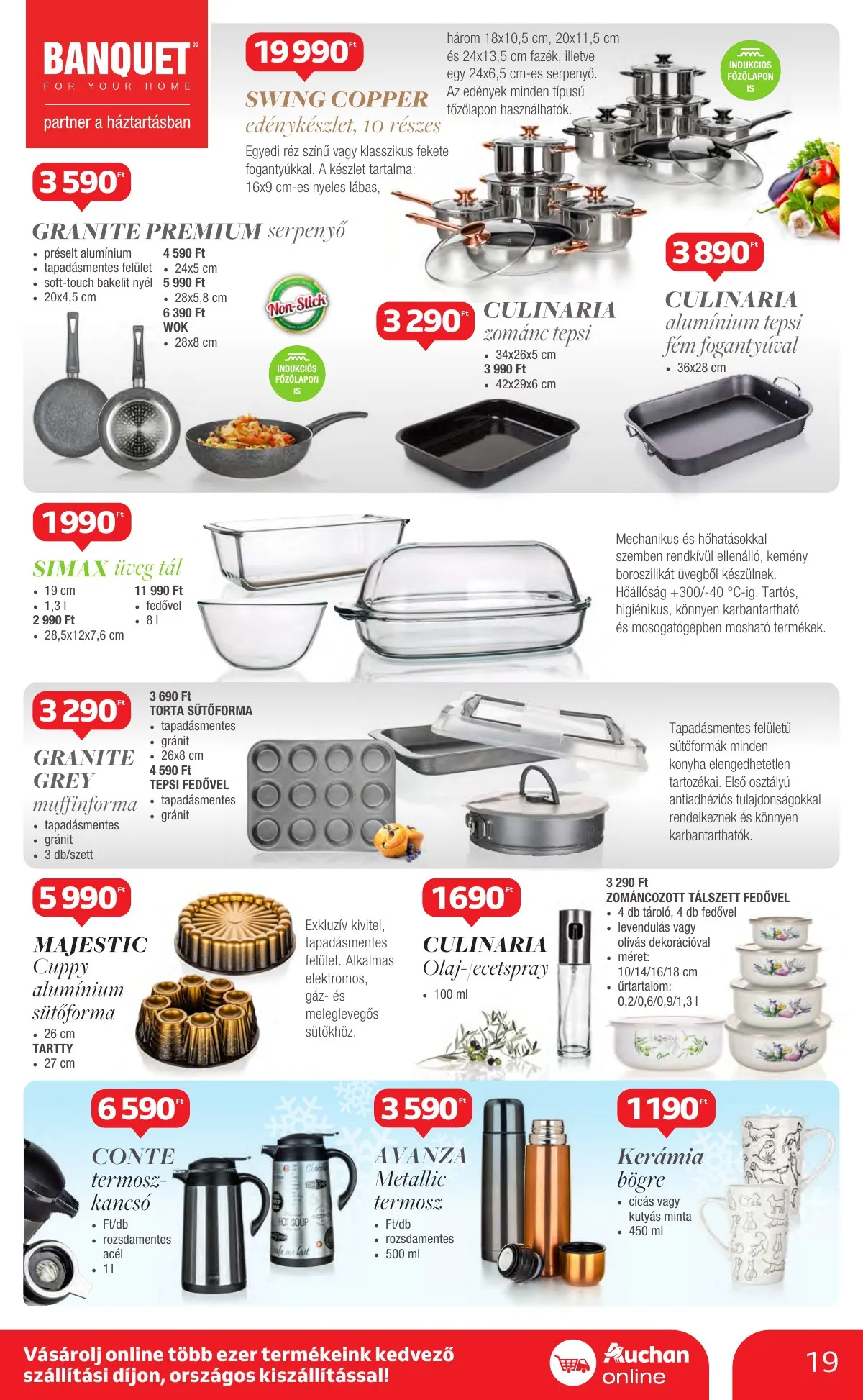 Auchan akciós újság Hipermarket élelmiszer 11.07–11.13 – 19. oldal