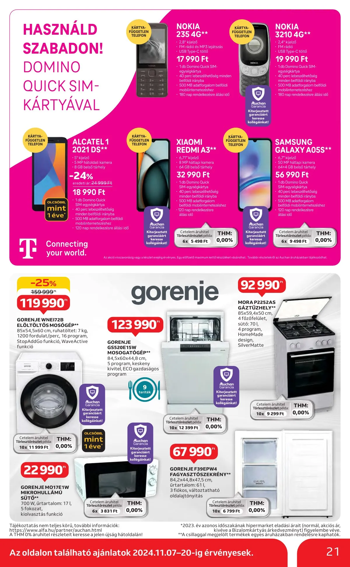 Auchan akciós újság Hipermarket élelmiszer 11.07–11.13 – 21. oldal