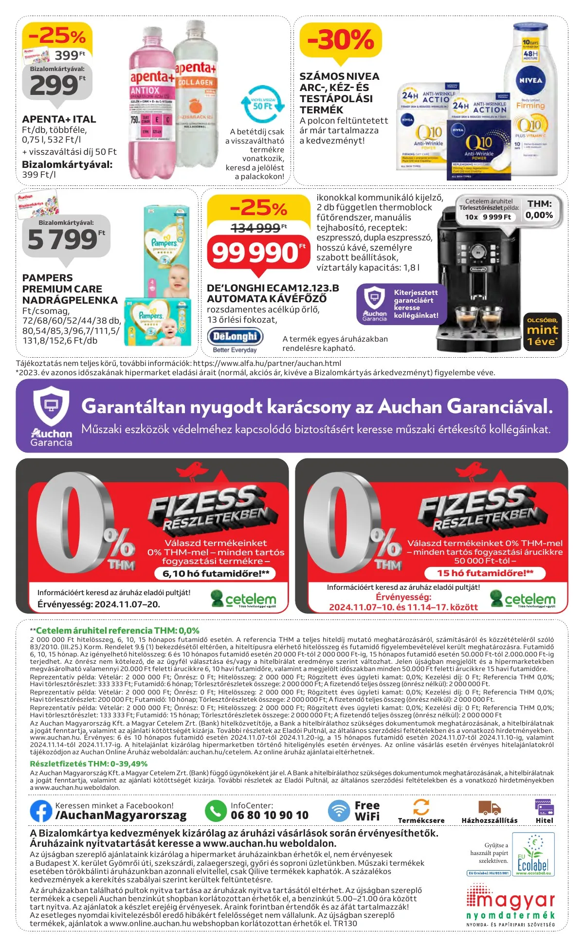 Auchan akciós újság Hipermarket élelmiszer 11.07–11.13 – 24. oldal