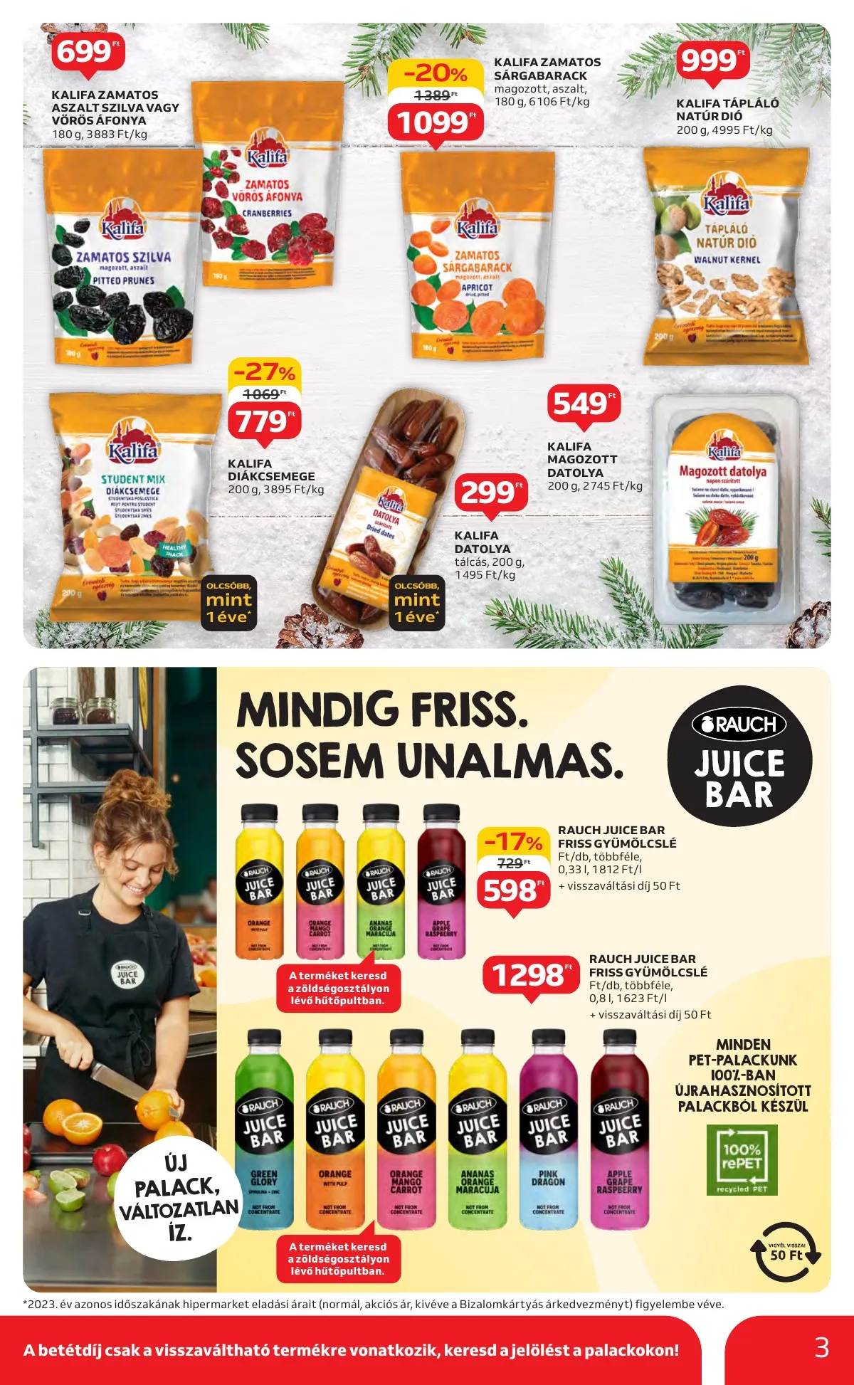 Auchan akciós újság Hipermarket élelmiszer 11.07–11.13 – 3. oldal