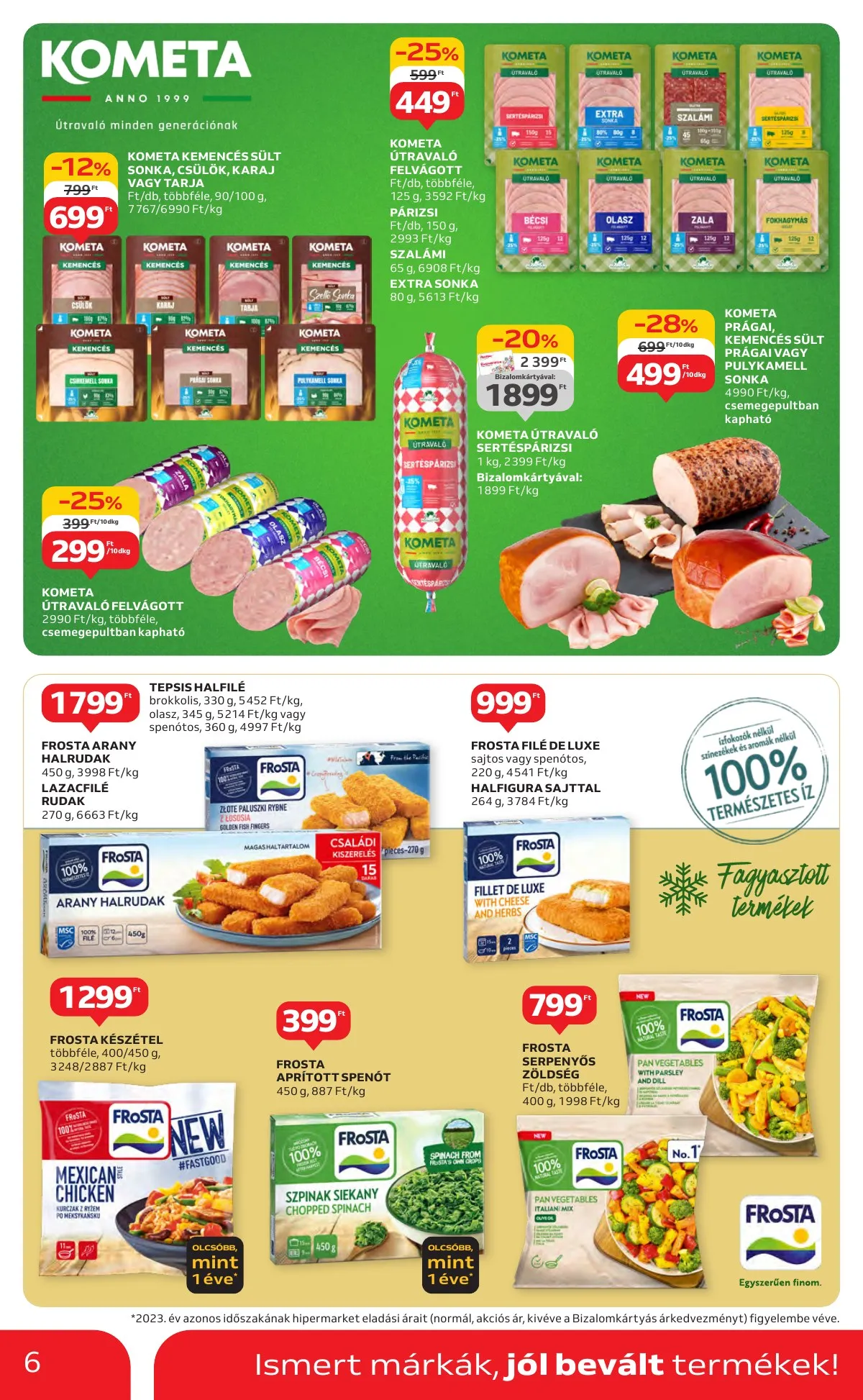 Auchan akciós újság Hipermarket élelmiszer 11.07–11.13 – 6. oldal
