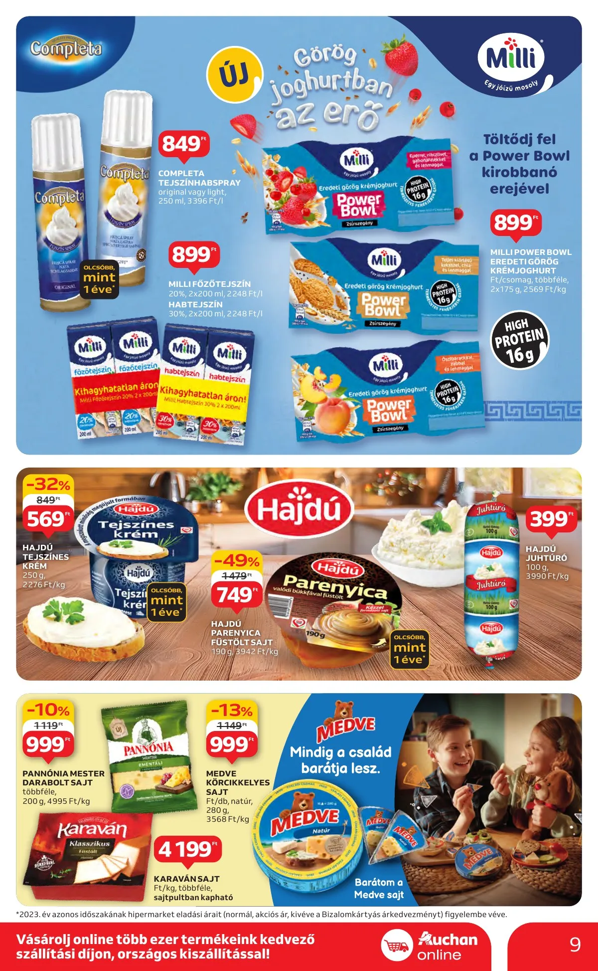 Auchan akciós újság Hipermarket élelmiszer 11.07–11.13 – 9. oldal