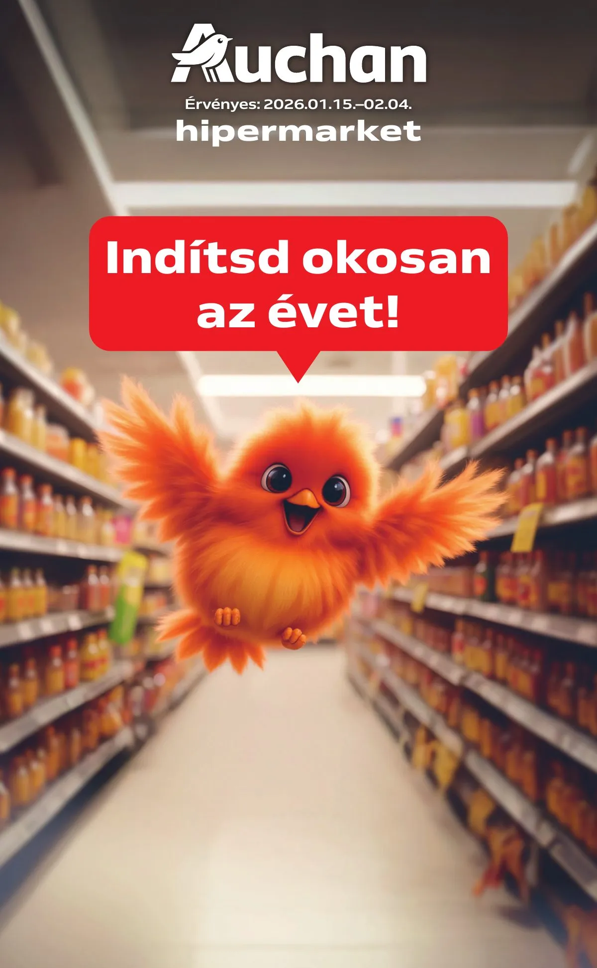 Auchan akciós újság Hipermarket Evindito 01.15–02.04