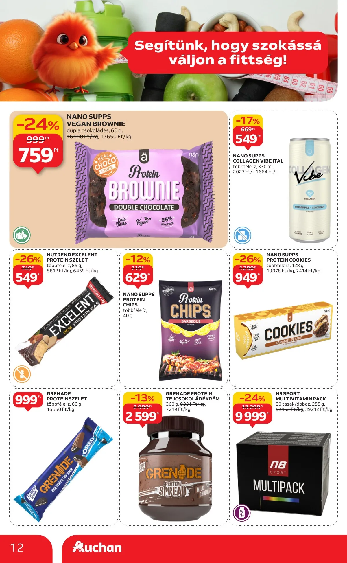 Auchan akciós újság Hipermarket Evindito 01.15–02.04 – 12. oldal