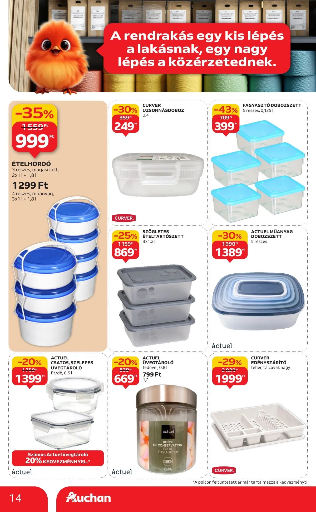 Auchan akciós újság Hipermarket Evindito 01.15–02.04 – 14. oldal