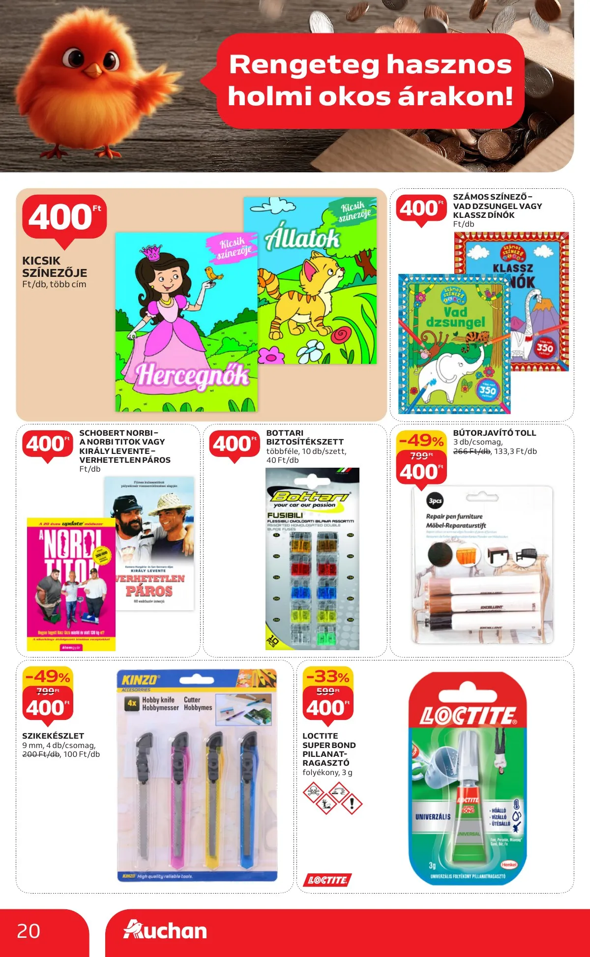 Auchan akciós újság Hipermarket Evindito 01.15–02.04 – 20. oldal