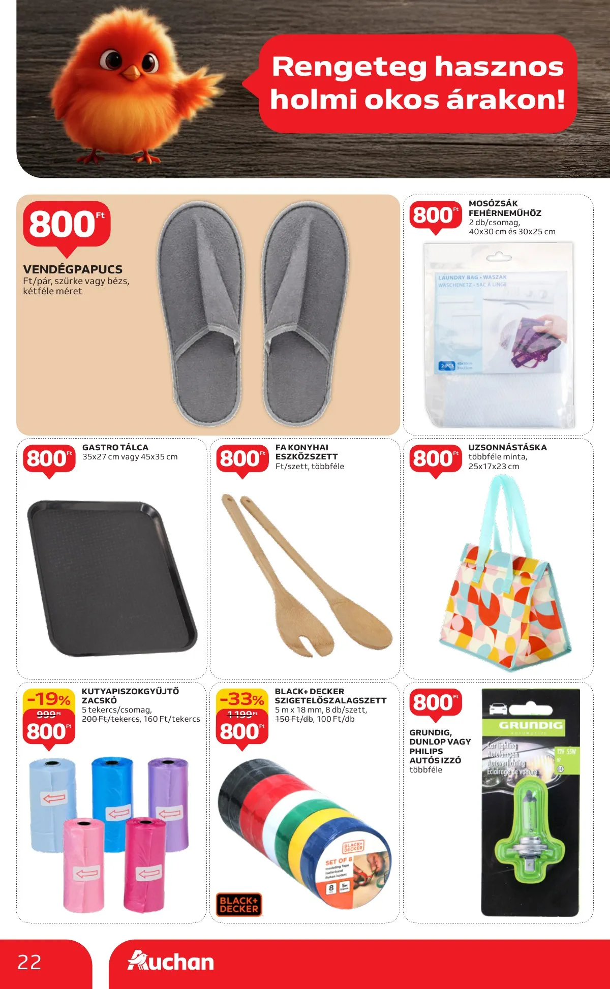 Auchan akciós újság Hipermarket Evindito 01.15–02.04 – 22. oldal