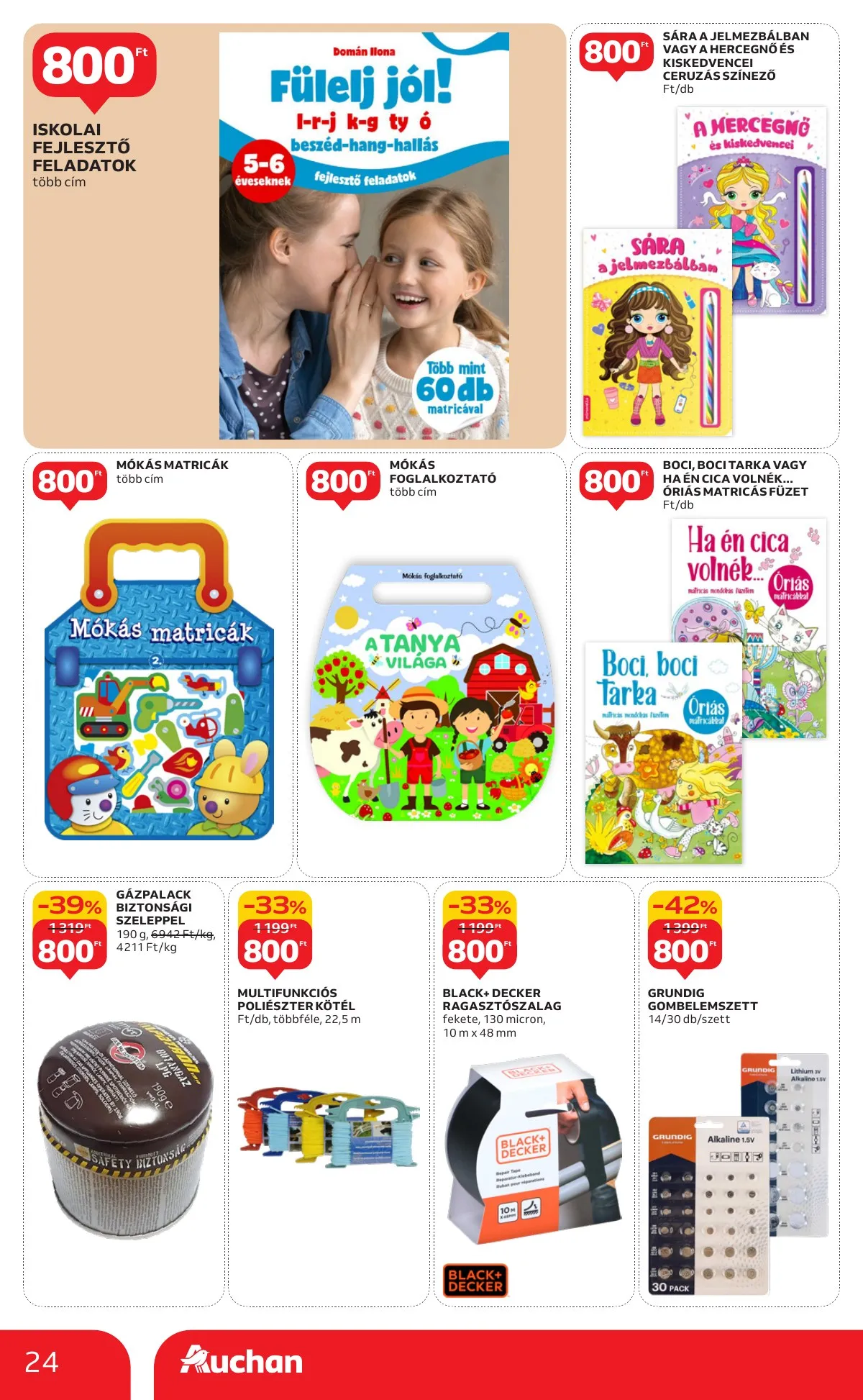 Auchan akciós újság Hipermarket Evindito 01.15–02.04 – 24. oldal