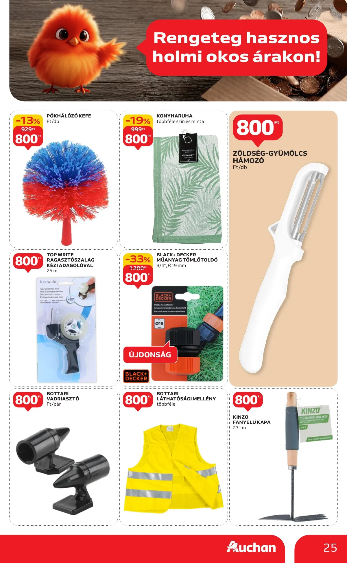Auchan akciós újság Hipermarket Evindito 01.15–02.04 – 25. oldal