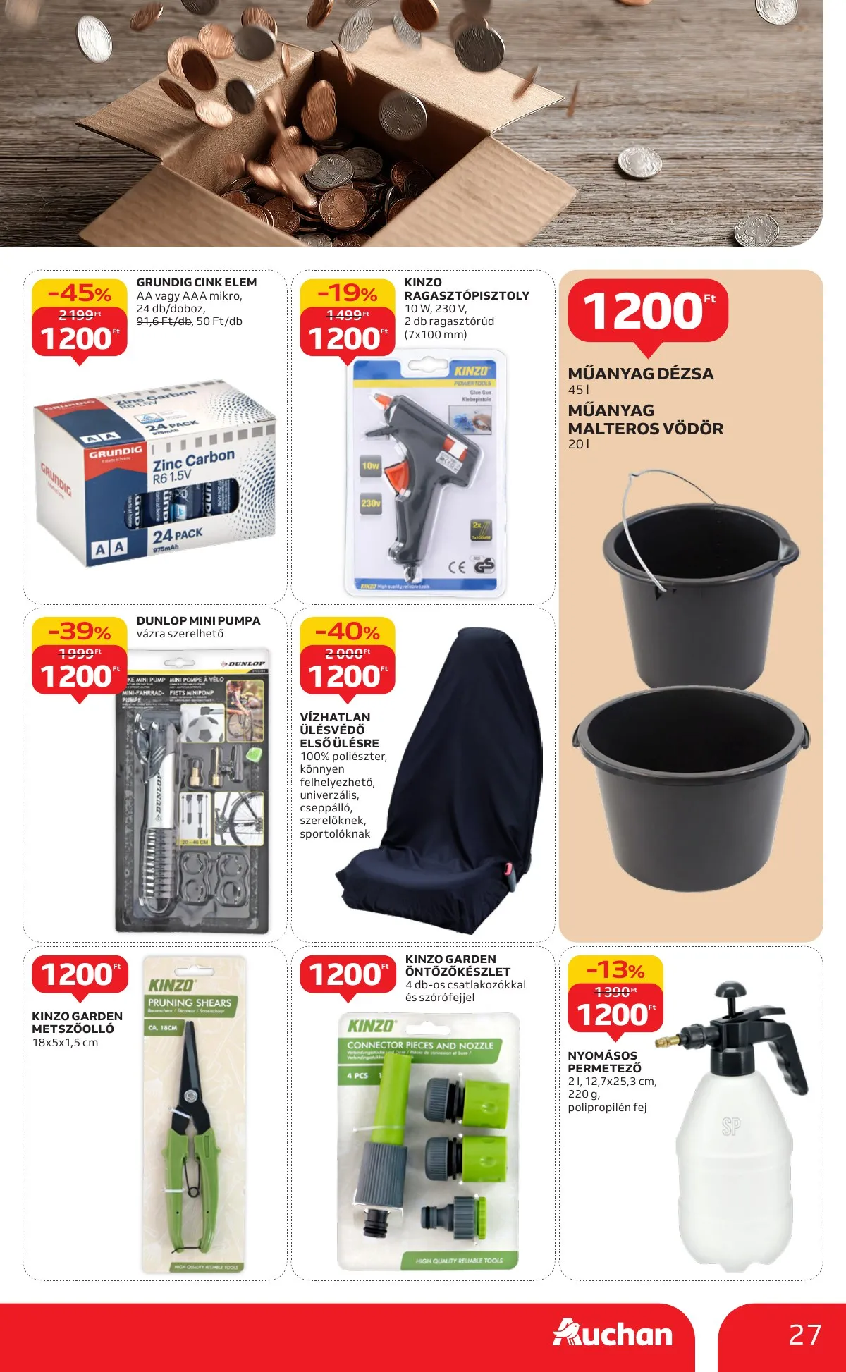 Auchan akciós újság Hipermarket Evindito 01.15–02.04 – 27. oldal