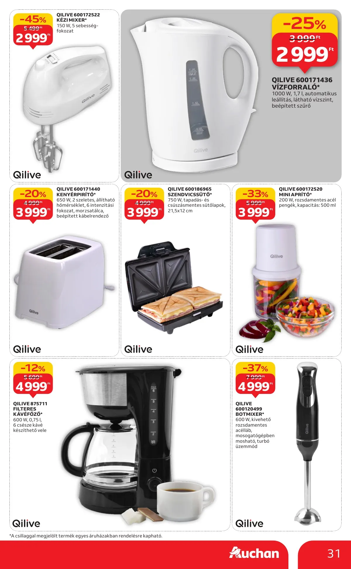 Auchan akciós újság Hipermarket Evindito 01.15–02.04 – 31. oldal