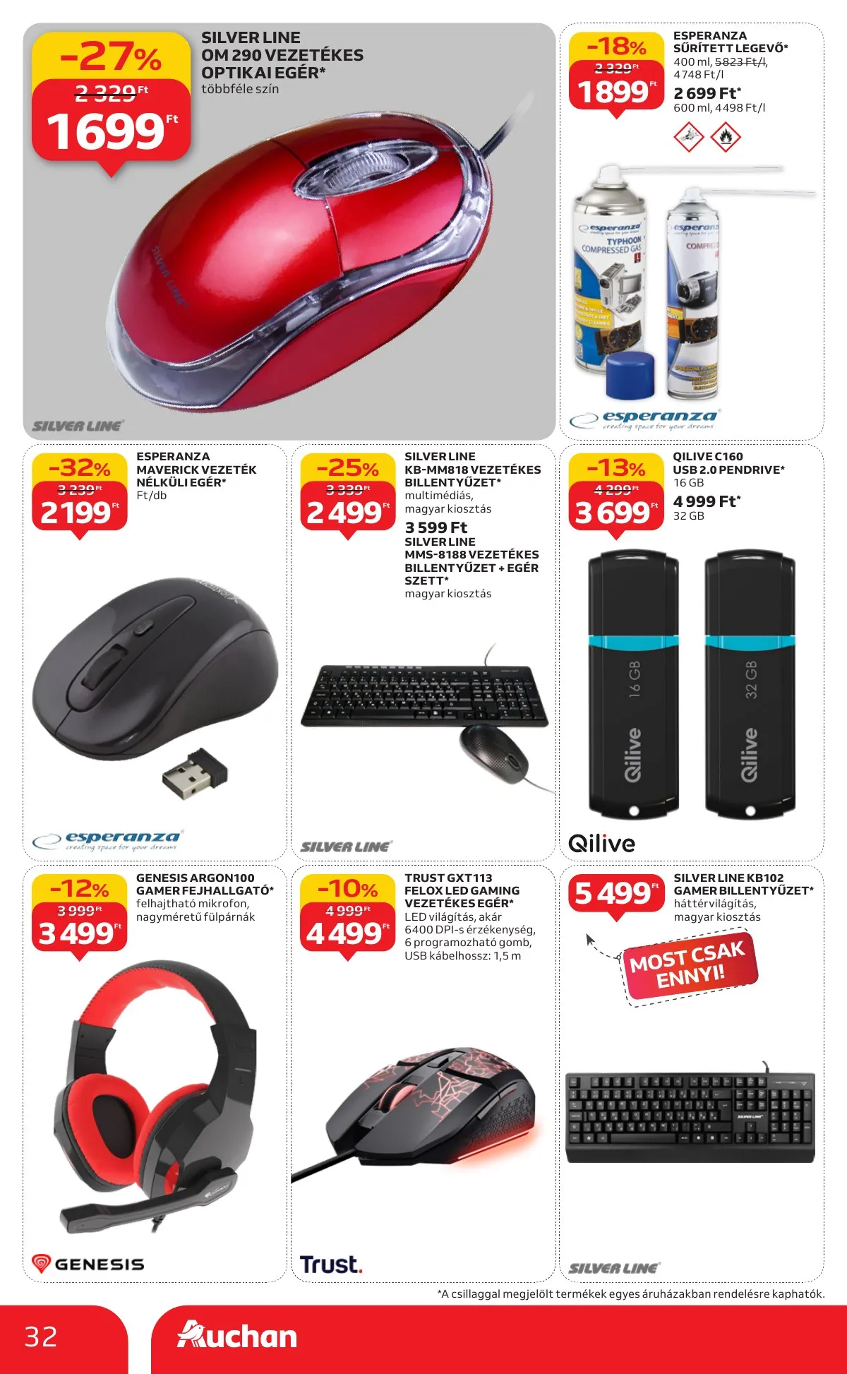 Auchan akciós újság Hipermarket Evindito 01.15–02.04 – 32. oldal