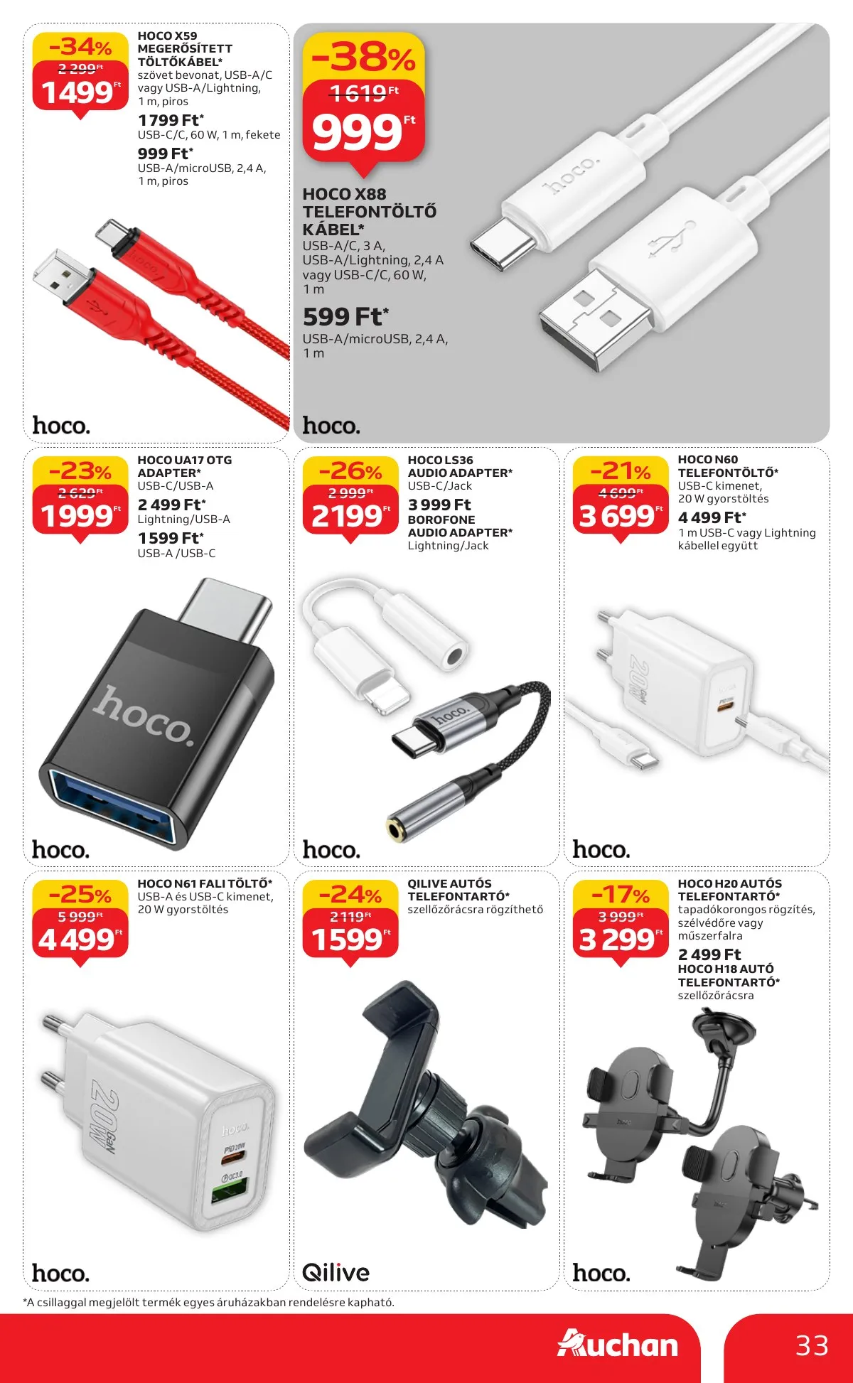 Auchan akciós újság Hipermarket Evindito 01.15–02.04 – 33. oldal