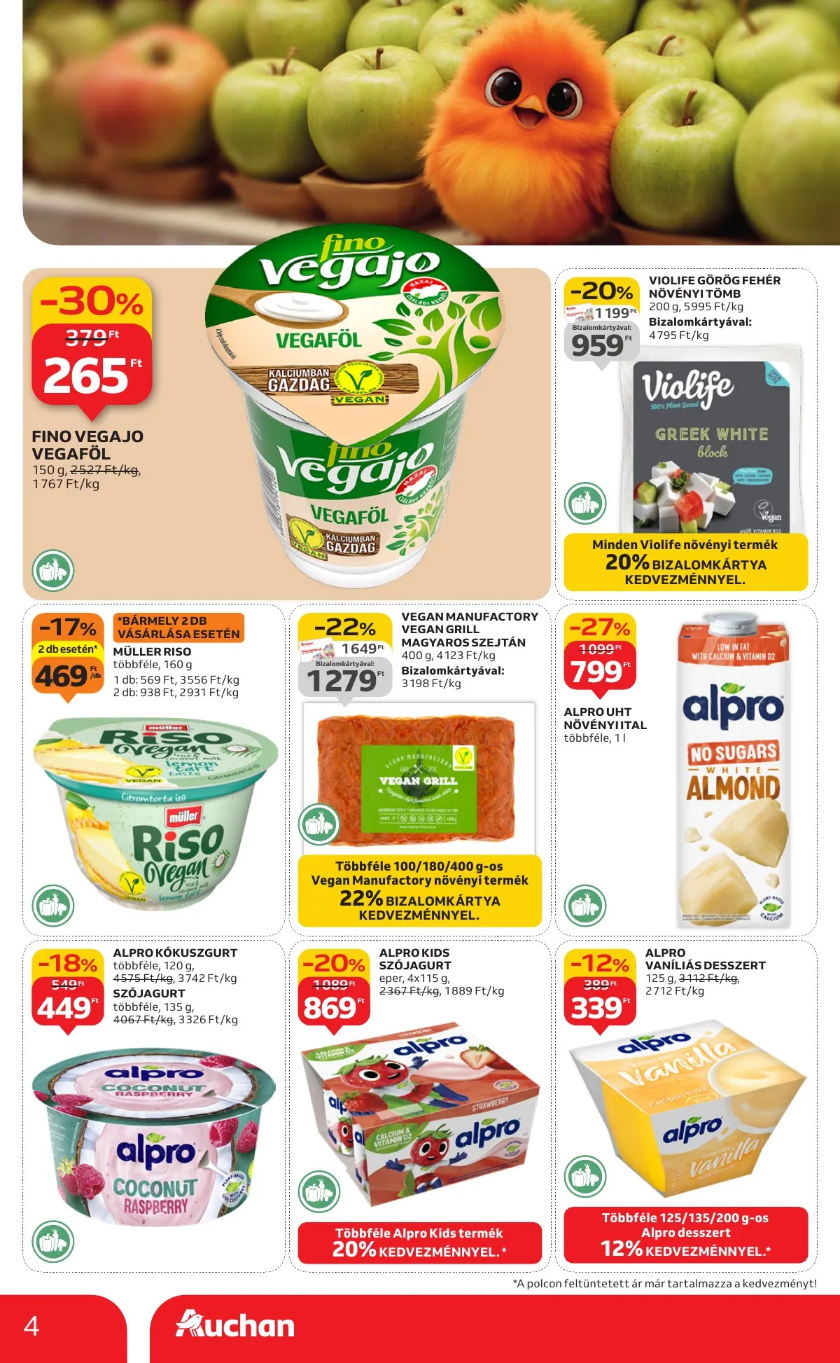 Auchan akciós újság Hipermarket Evindito 01.15–02.04 – 4. oldal