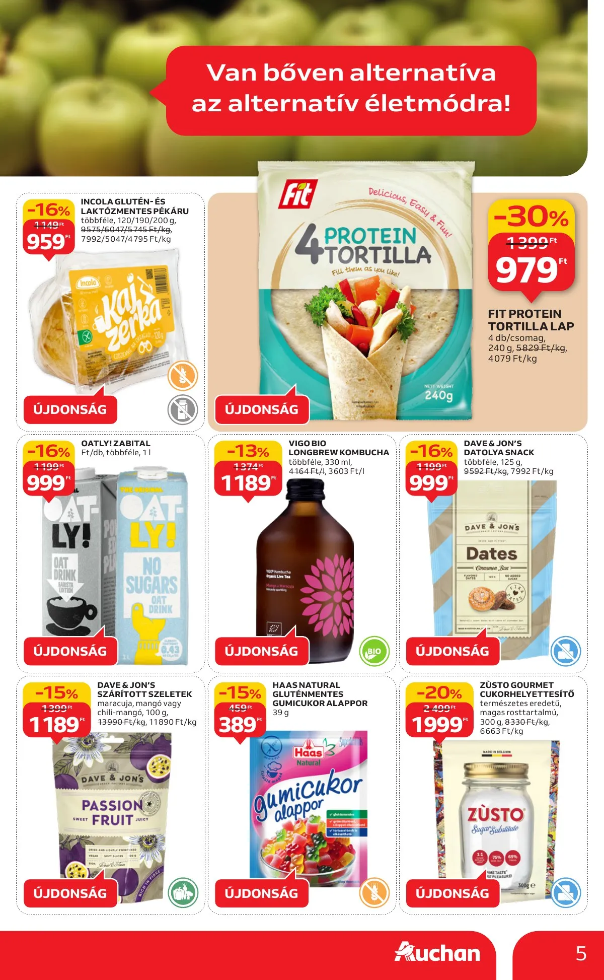 Auchan akciós újság Hipermarket Evindito 01.15–02.04 – 5. oldal