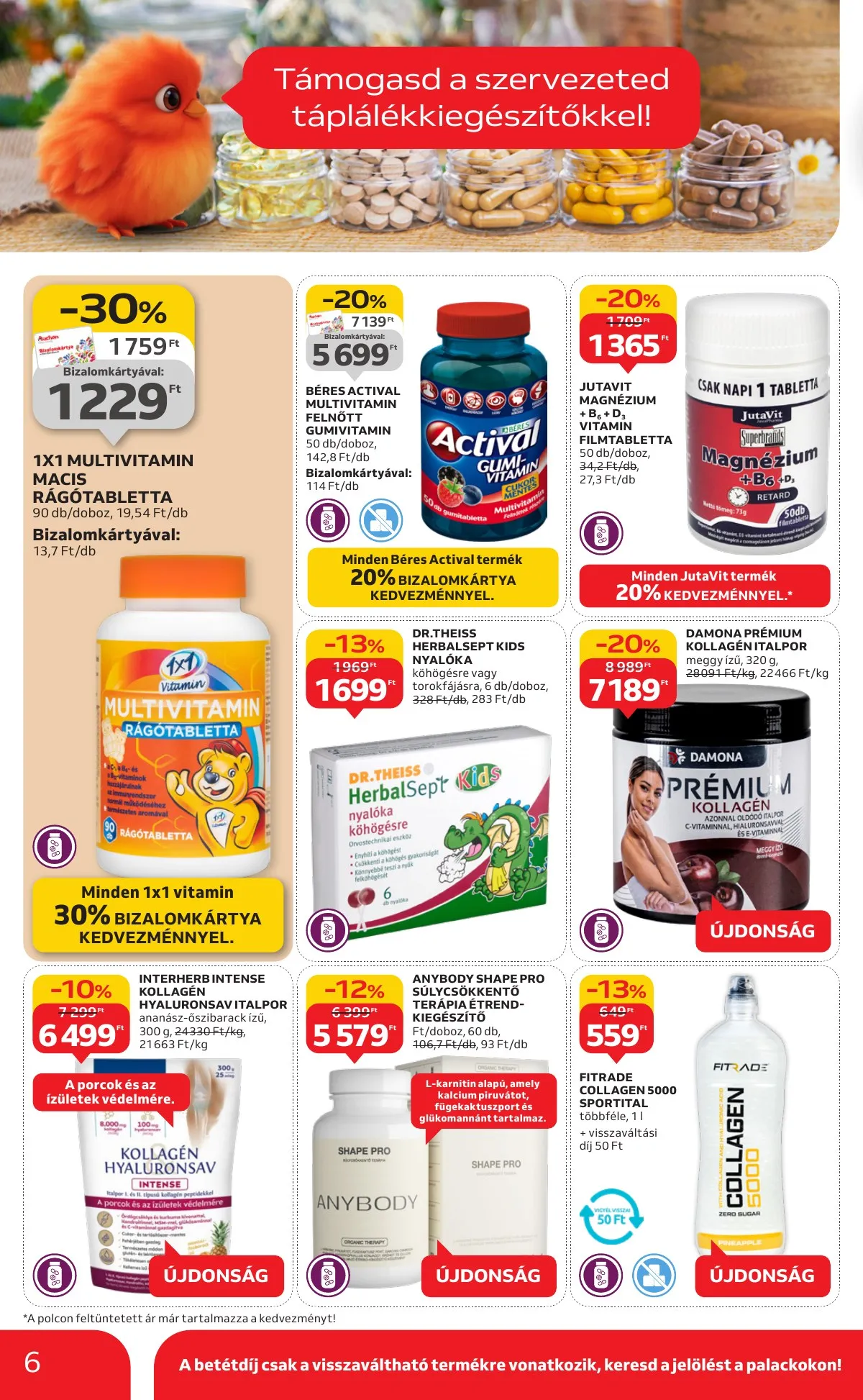 Auchan akciós újság Hipermarket Evindito 01.15–02.04 – 6. oldal