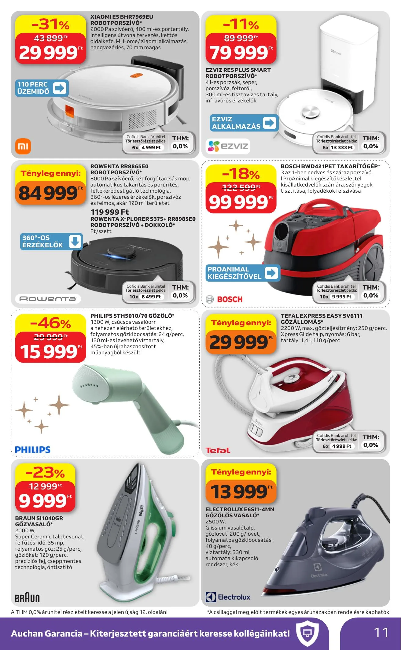 Auchan akciós újság Hipermarket Feher hetek 06.04–06.17 – 11. oldal