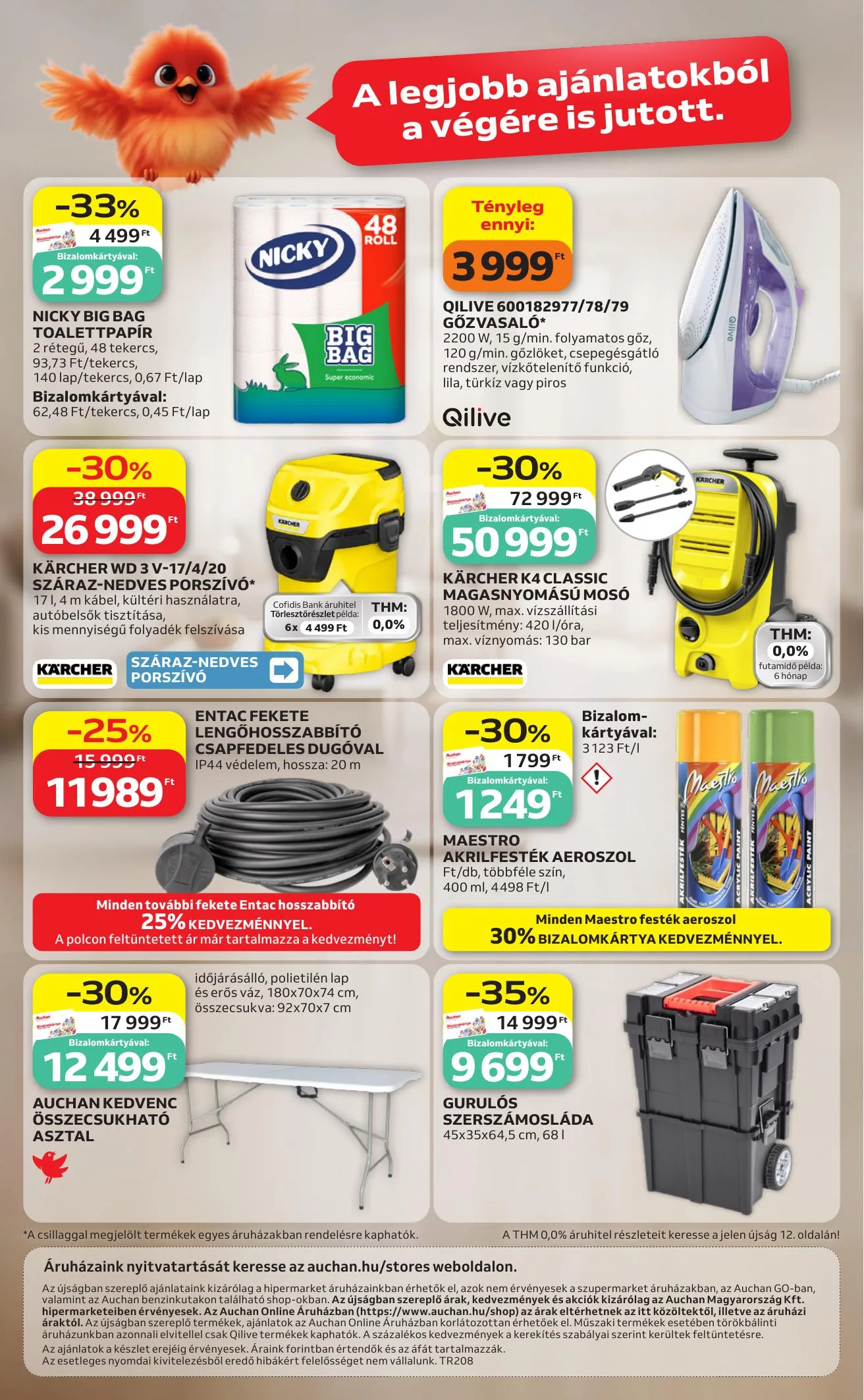 Auchan akciós újság Hipermarket Feher hetek 06.04–06.17 – 18. oldal