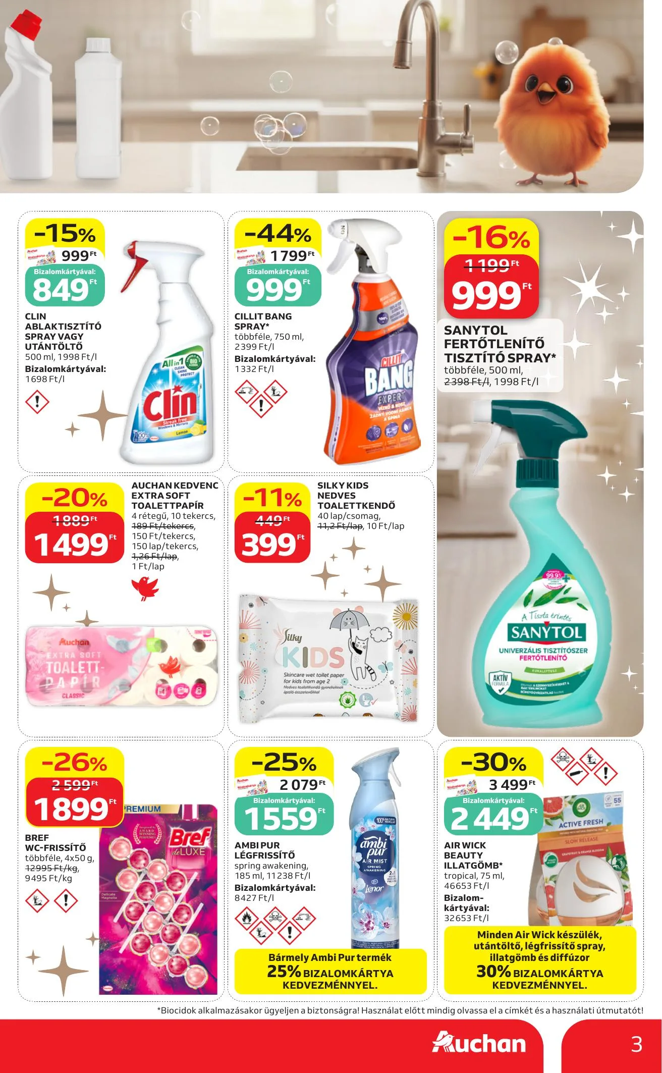Auchan akciós újság Hipermarket Feher hetek 06.04–06.17 – 3. oldal