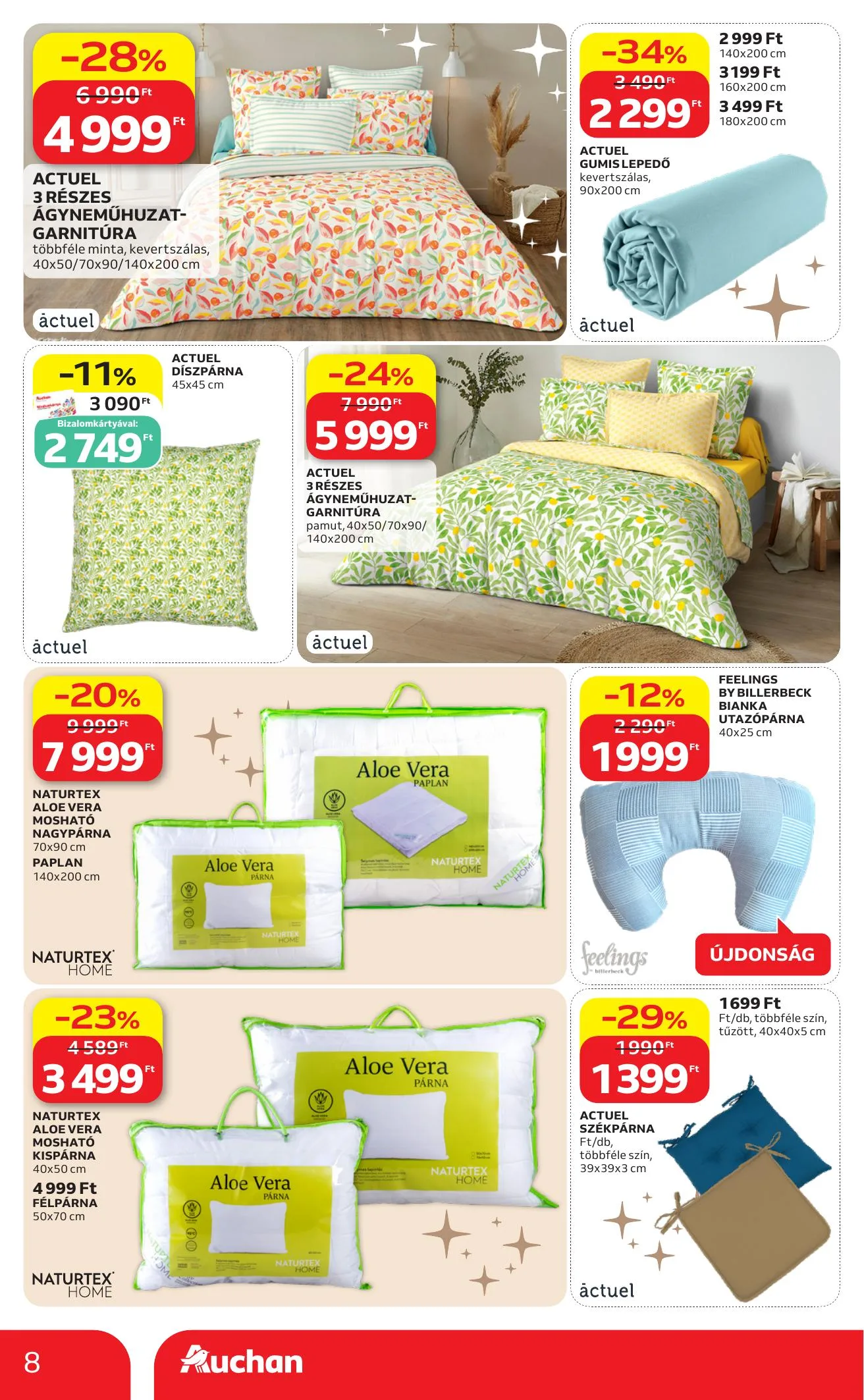 Auchan akciós újság Hipermarket Feher hetek 06.04–06.17 – 8. oldal