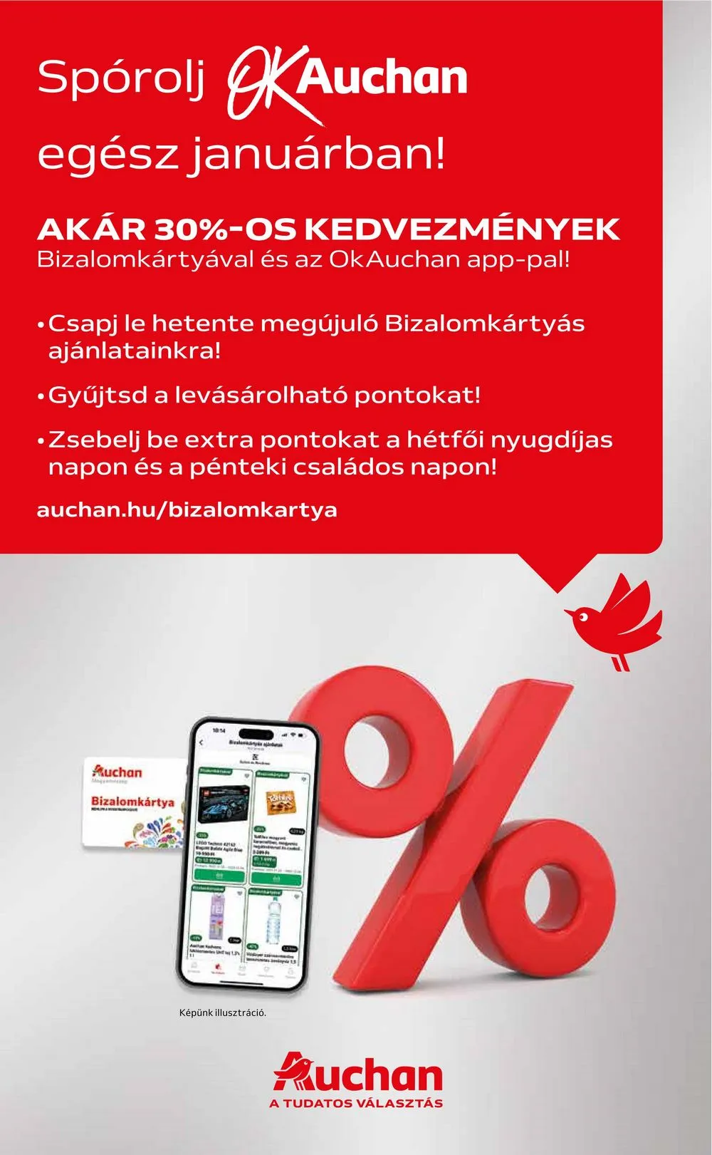 Auchan akciós újság Hipermarket filleres ajanlatok 01.11–01.24 – 16. oldal