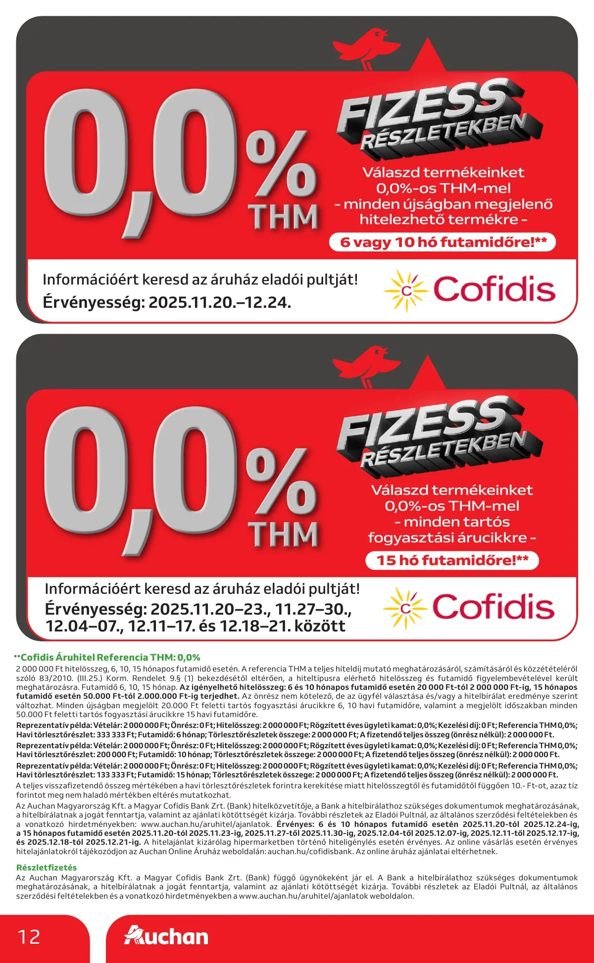Auchan akciós újság Hipermarket Gamer 11.20–12.24 – 12. oldal