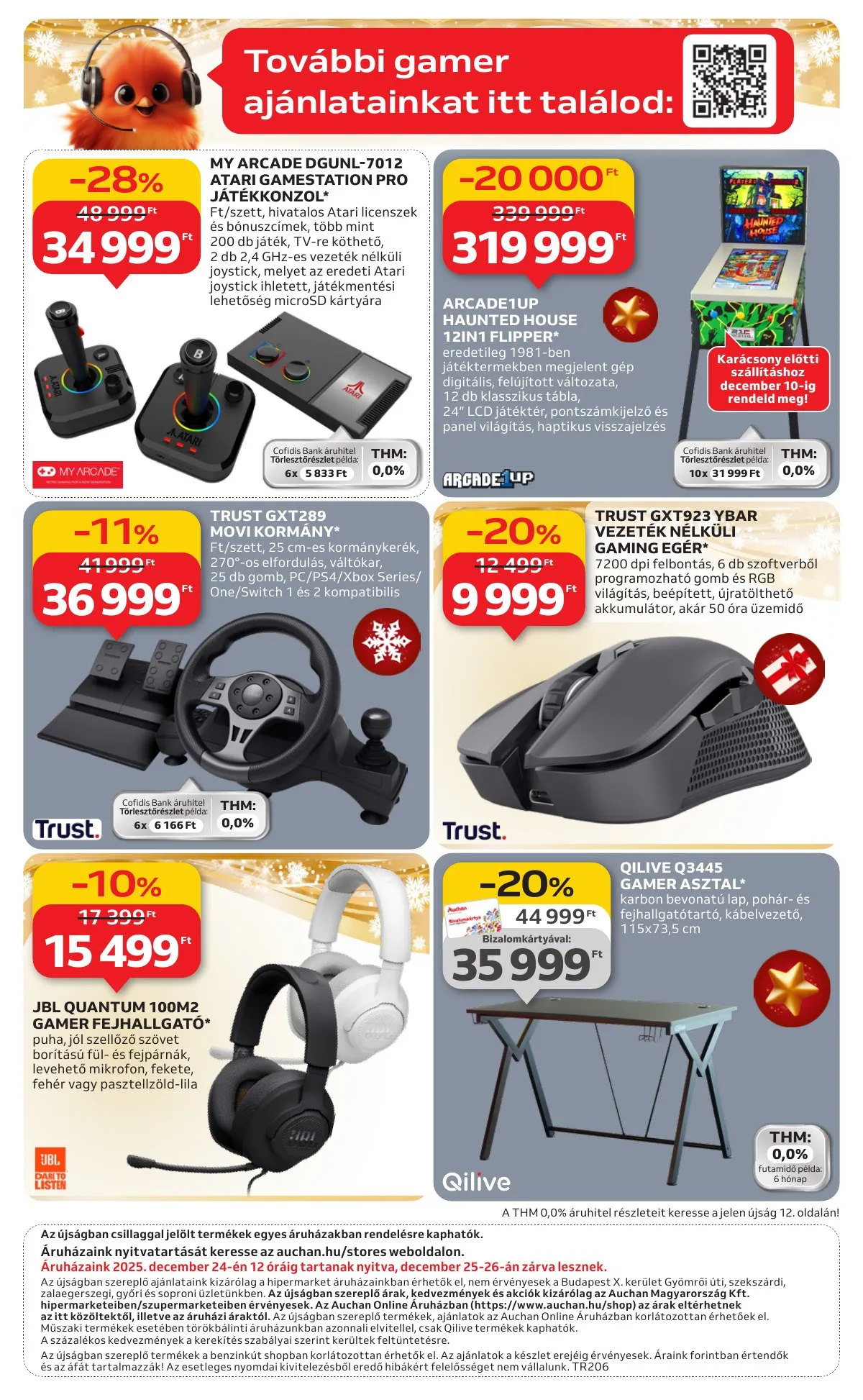 Auchan akciós újság Hipermarket Gamer 11.20–12.24 – 13. oldal