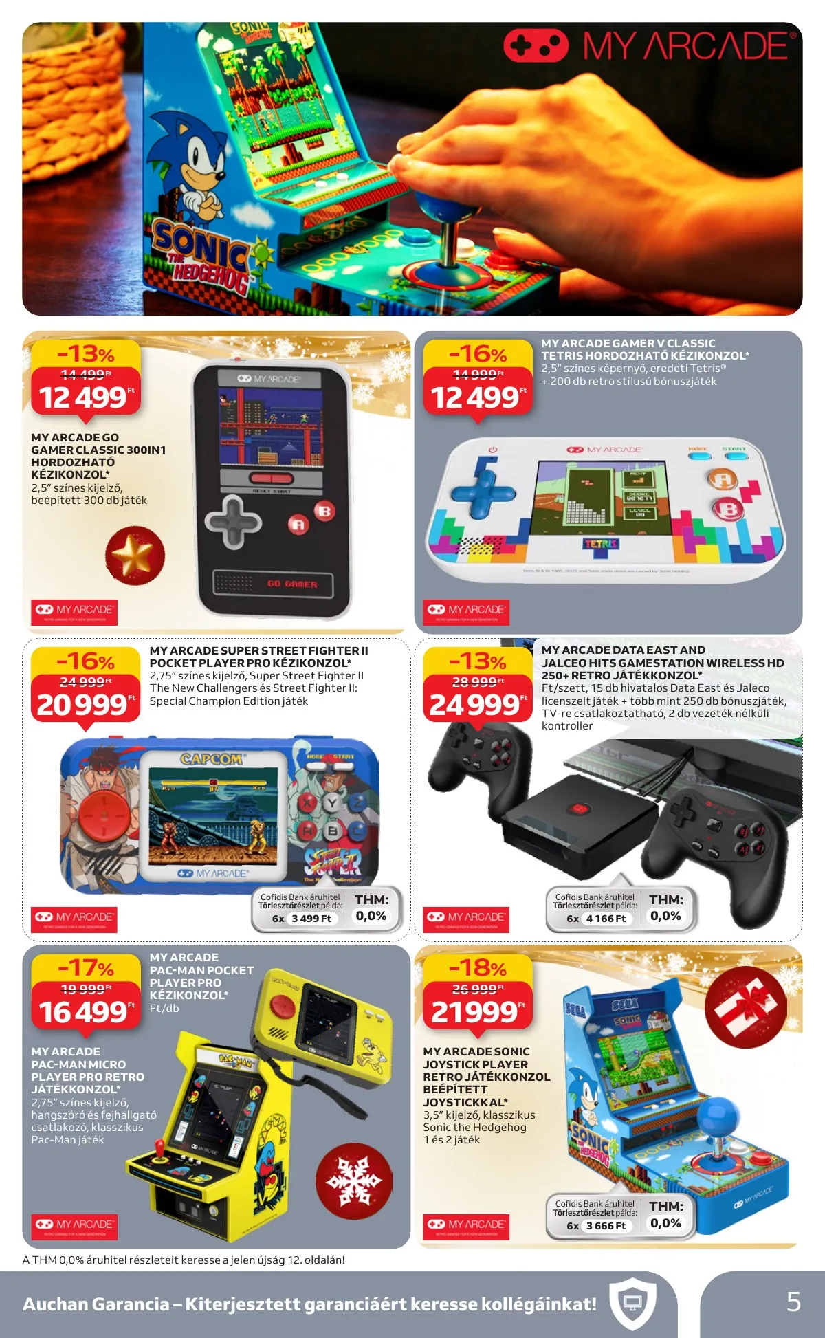 Auchan akciós újság Hipermarket Gamer 11.20–12.24 – 5. oldal