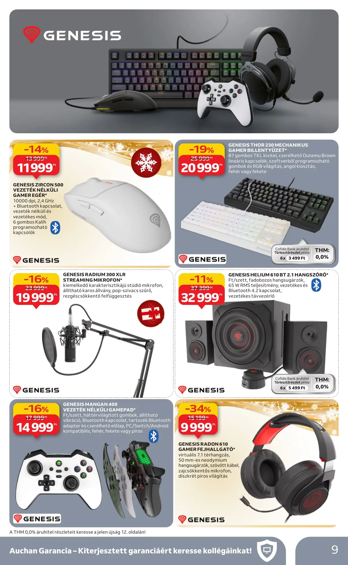 Auchan akciós újság Hipermarket Gamer 11.20–12.24 – 9. oldal