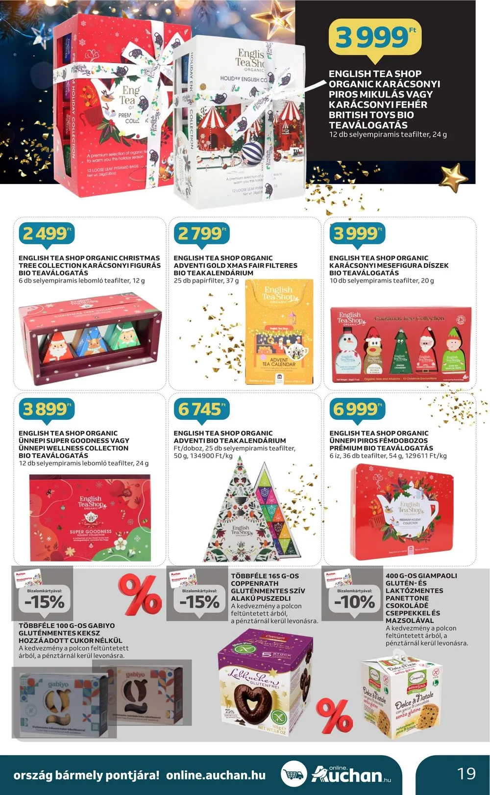 Auchan akciós újság Hipermarket gasztro 11.23–12.24 – 19. oldal