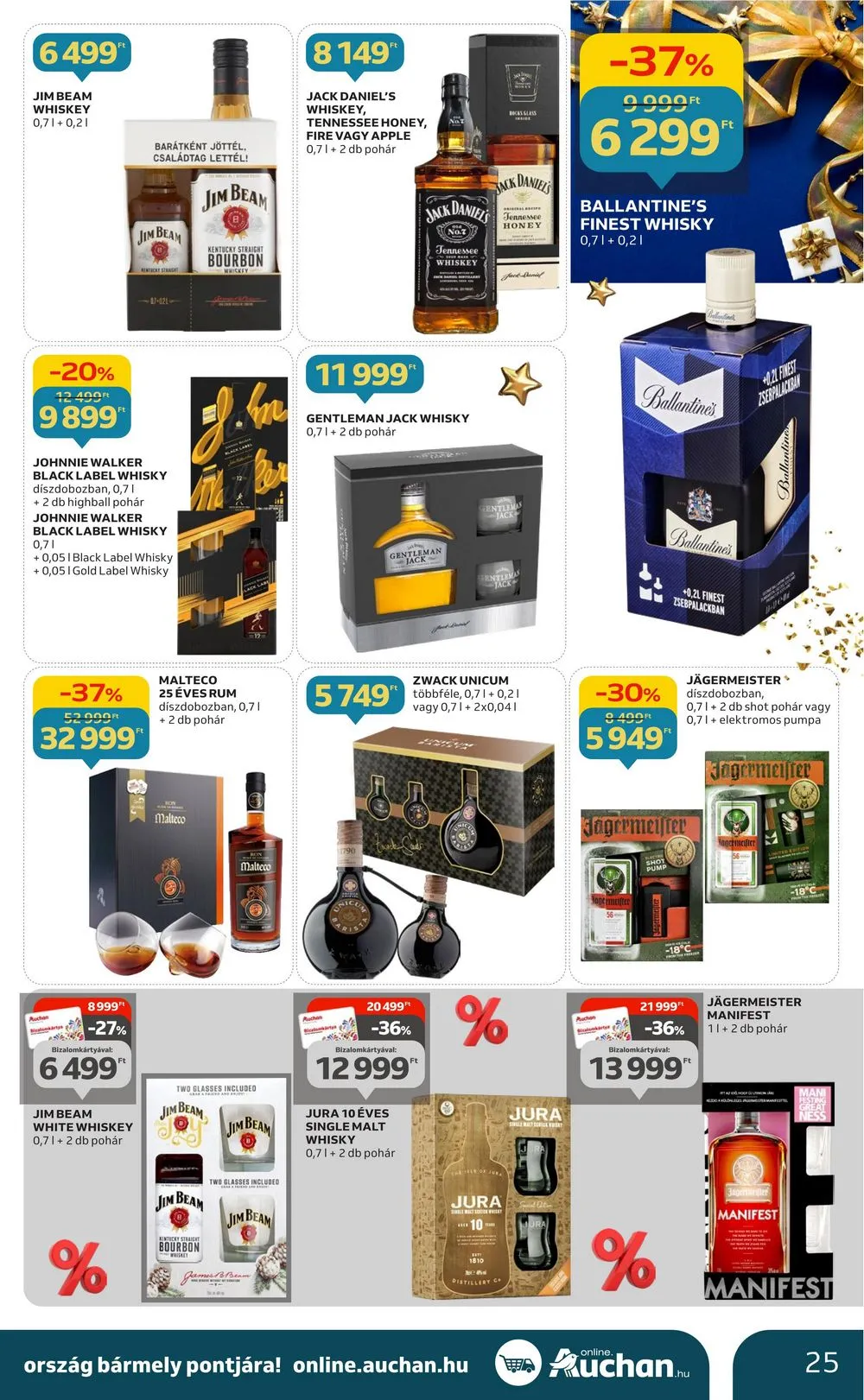 Auchan akciós újság Hipermarket gasztro 11.23–12.24 – 25. oldal