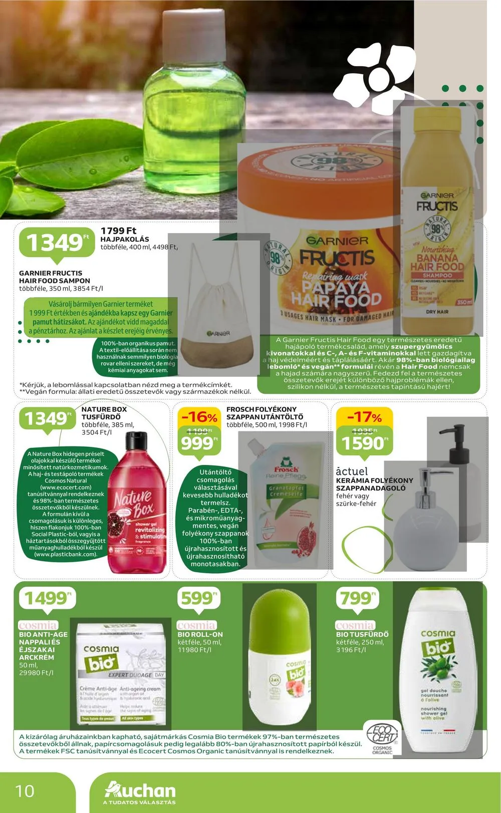 Auchan akciós újság Hipermarket Green Week 02.08–02.21 – 10. oldal